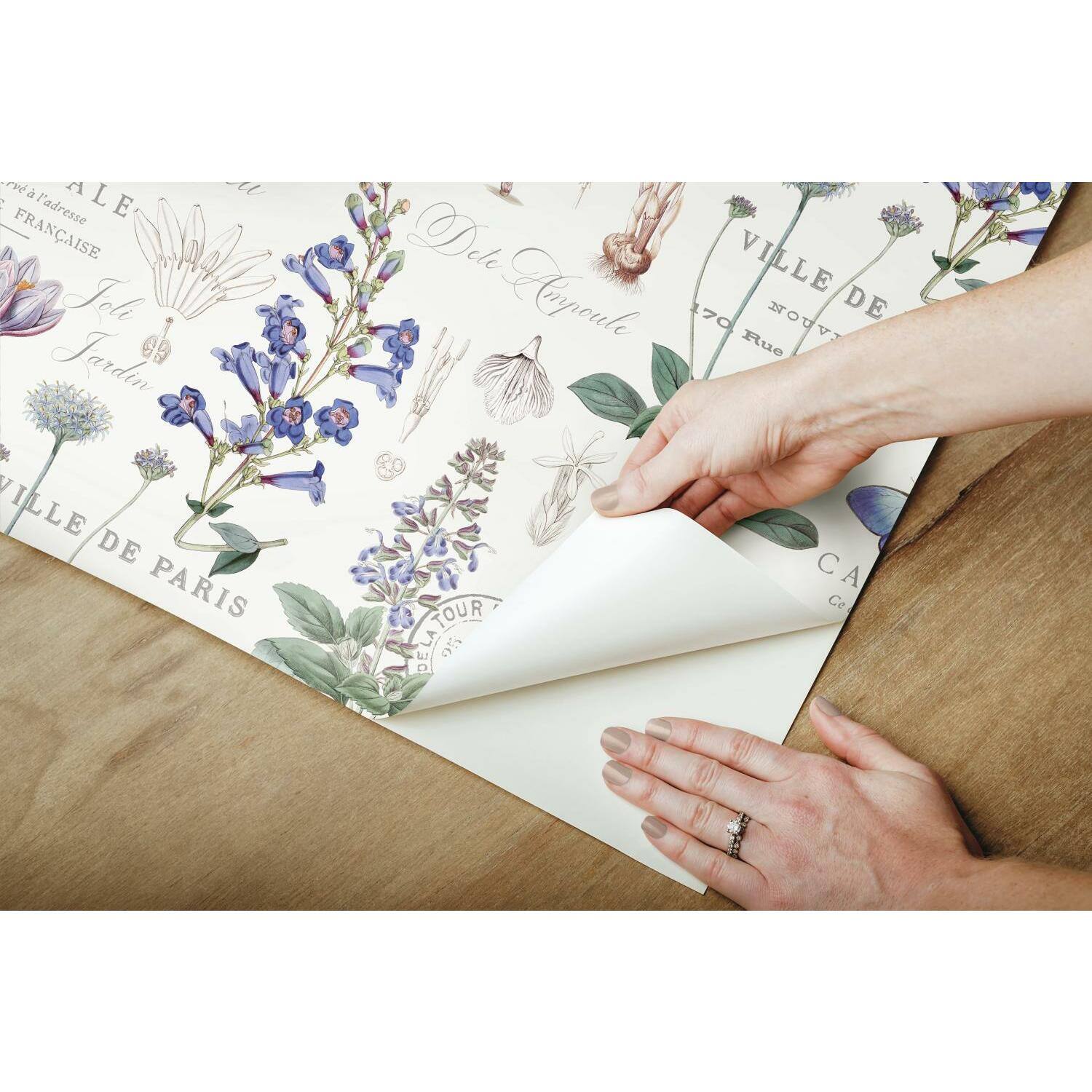 RoomMates Butterfly Botanical Peel & Stick Wallpaper