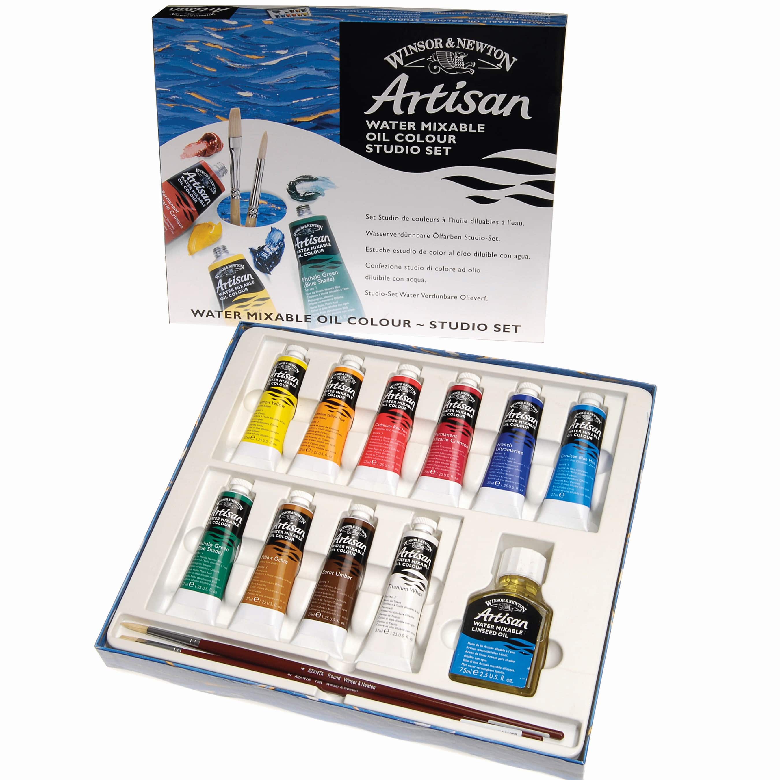 Winsor & Newton® Artisan Water Mixable Oil Colour™ Studio Set