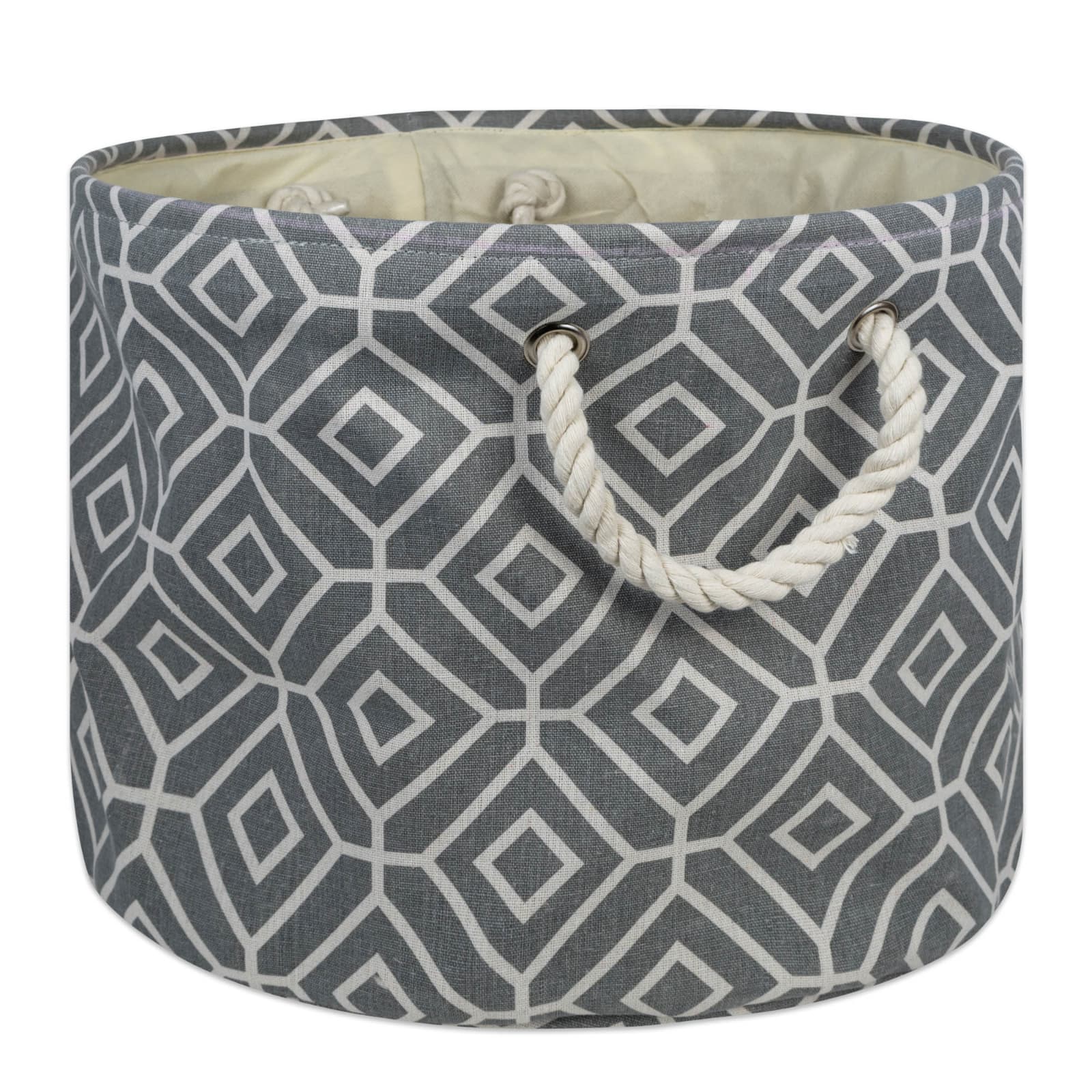DII® Large Round Stained Glass Polyester Bin