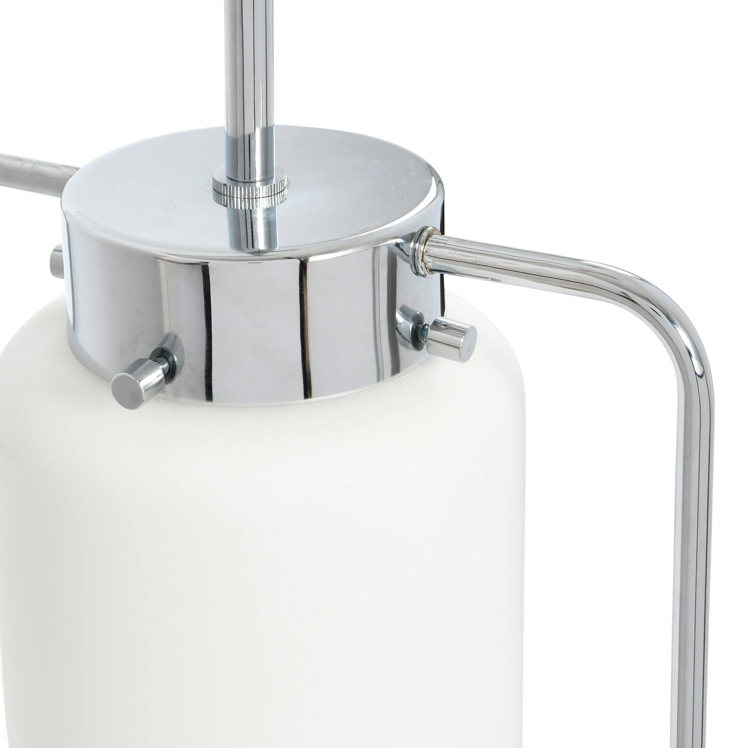 Hello Honey® Robert Stevenson Lighting Ezra Metal & Frosted Glass Convertible Ceiling Light