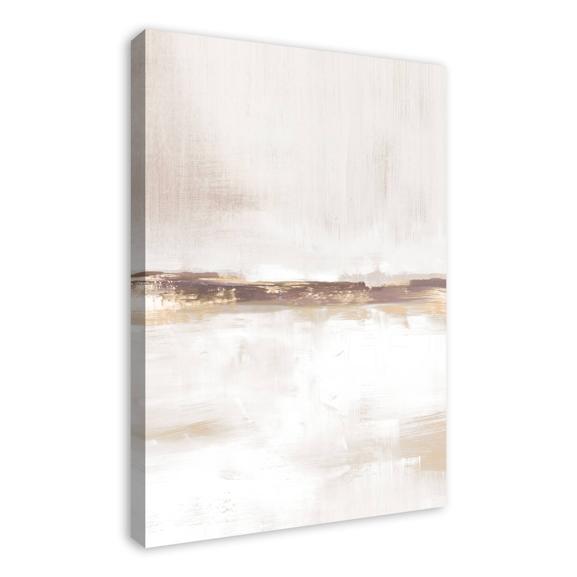 Golden Brown Horizon 24" x 36" Canvas Wall Art