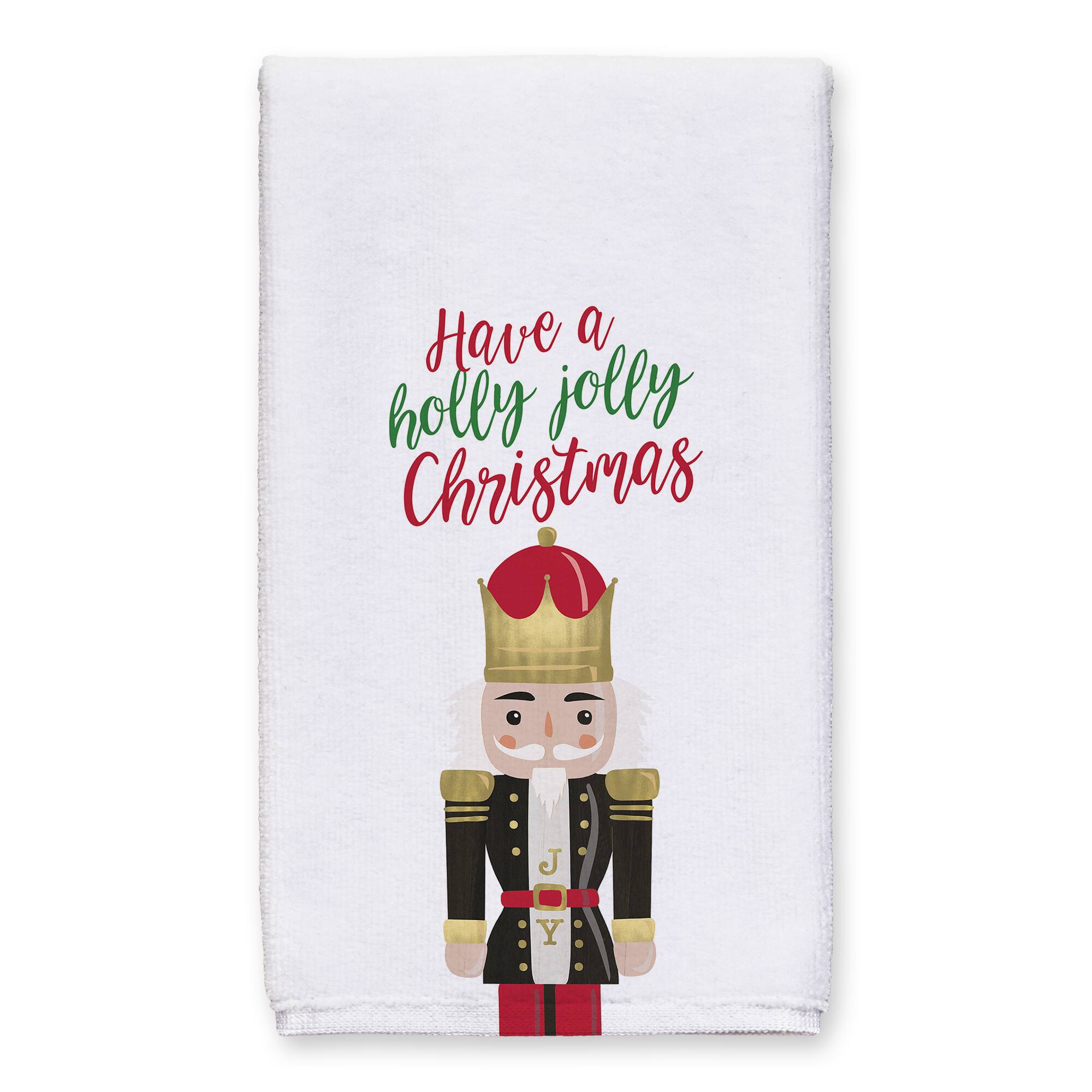 Holly Jolly Nutcracker Tea Towels - Set of 2