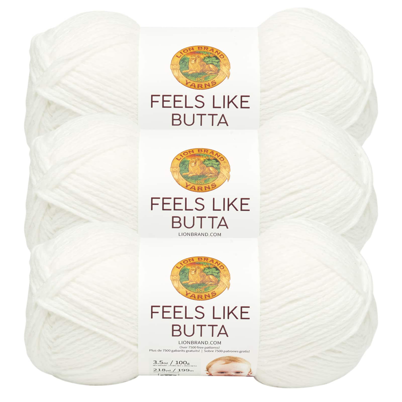 3 Pack Lion Brand® Feels Like Butta® Solid Yarn