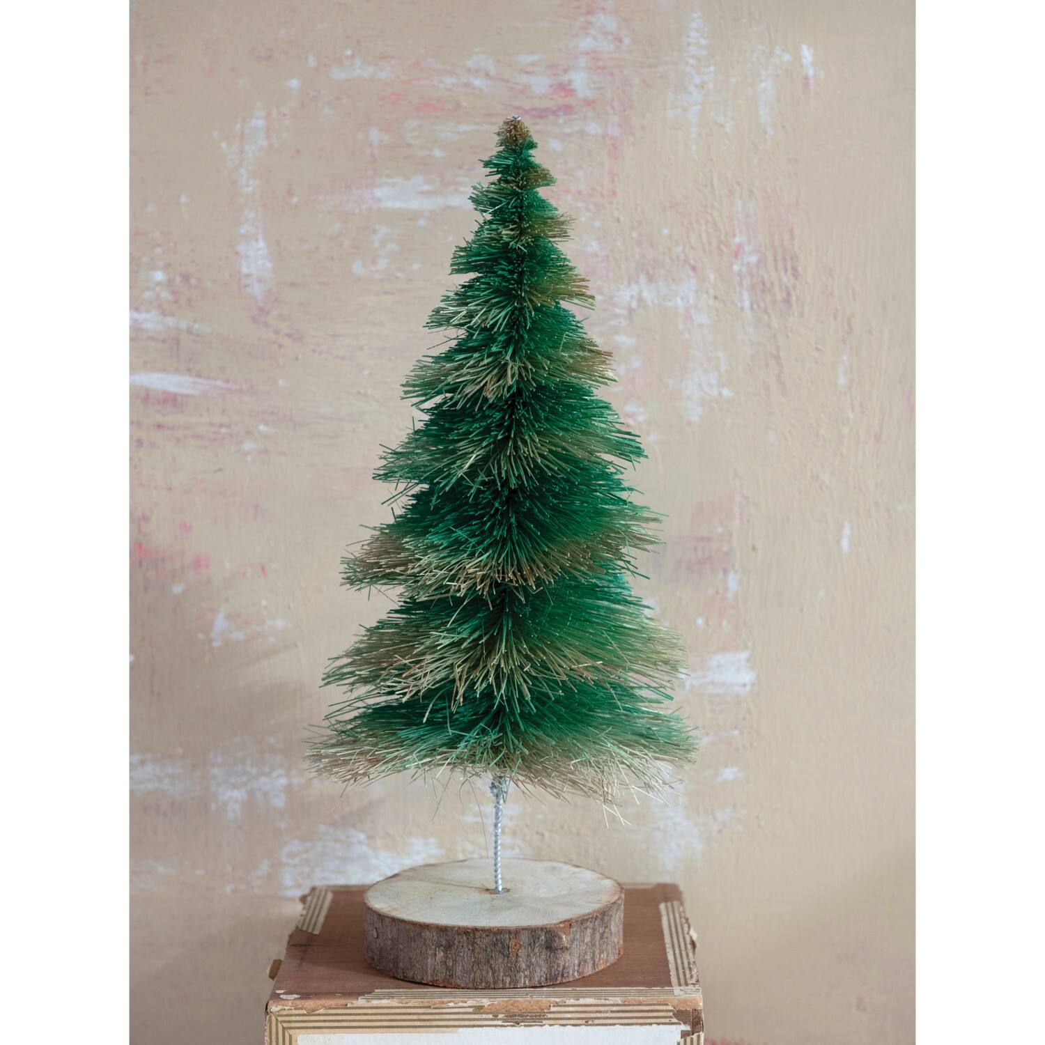Hello Honey® 12.25" Green Sisal Bottlebrush Decorative Tree