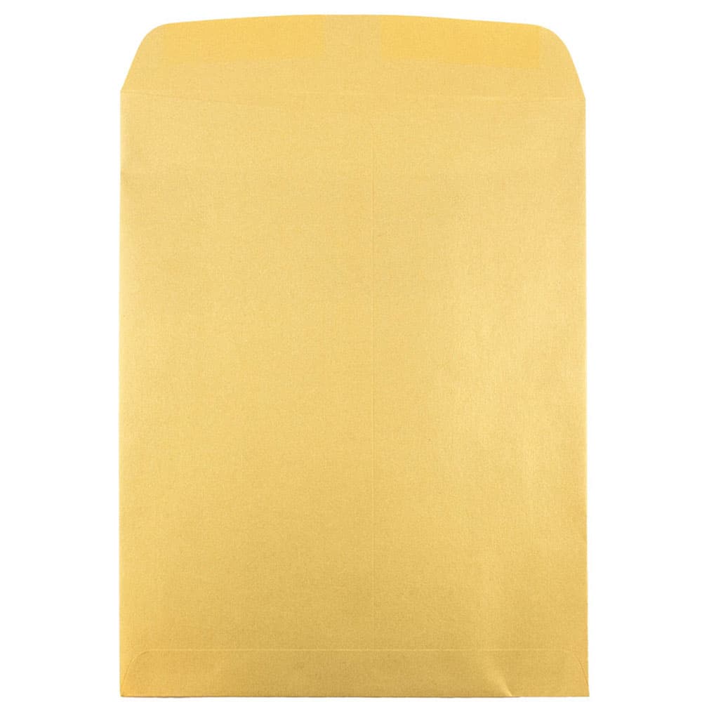 JAM Paper 10" x 13" Gold Stardream Open End Catalog Metallic Envelopes
