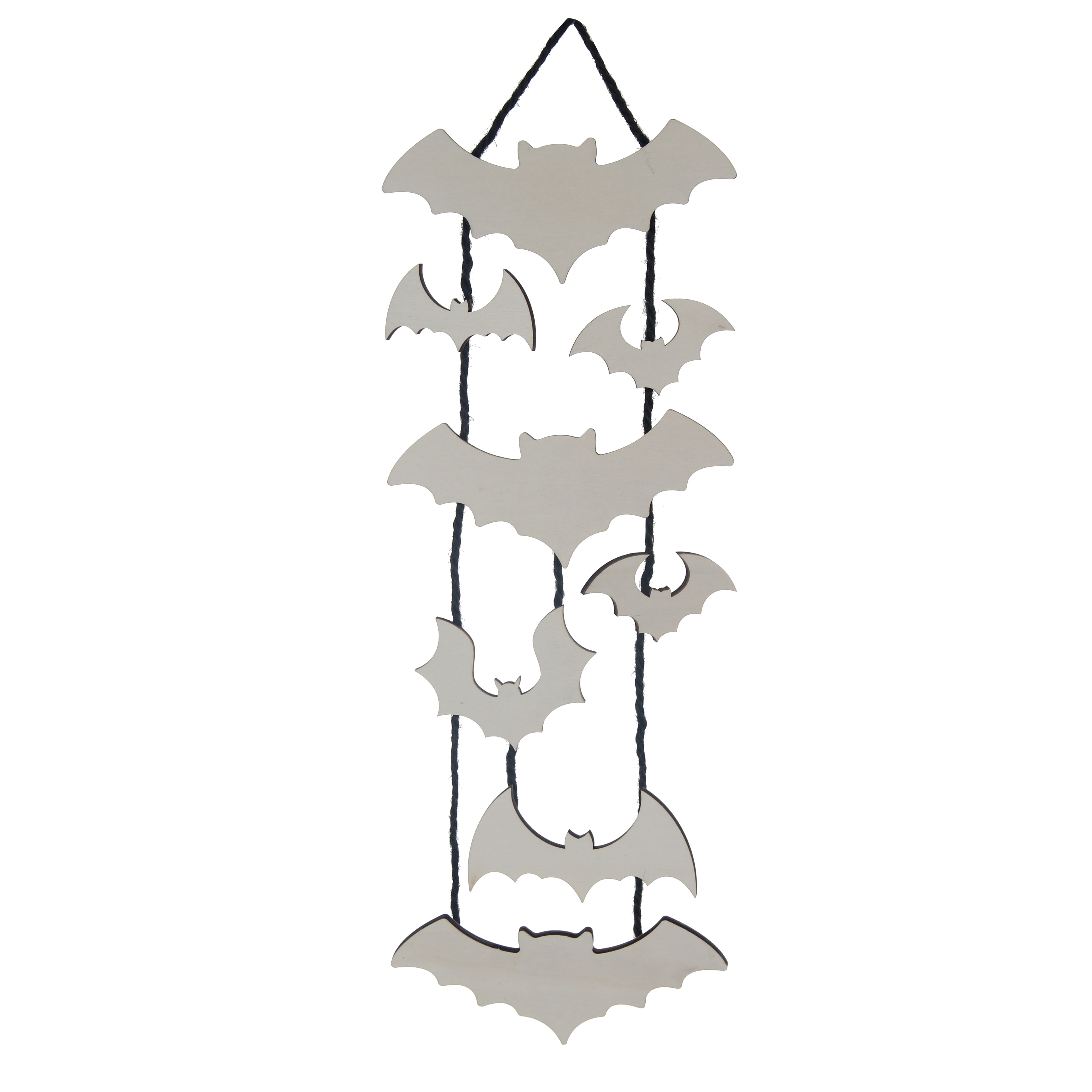 16.25" Bats DIY Linear Wood Plaque by Make Market®