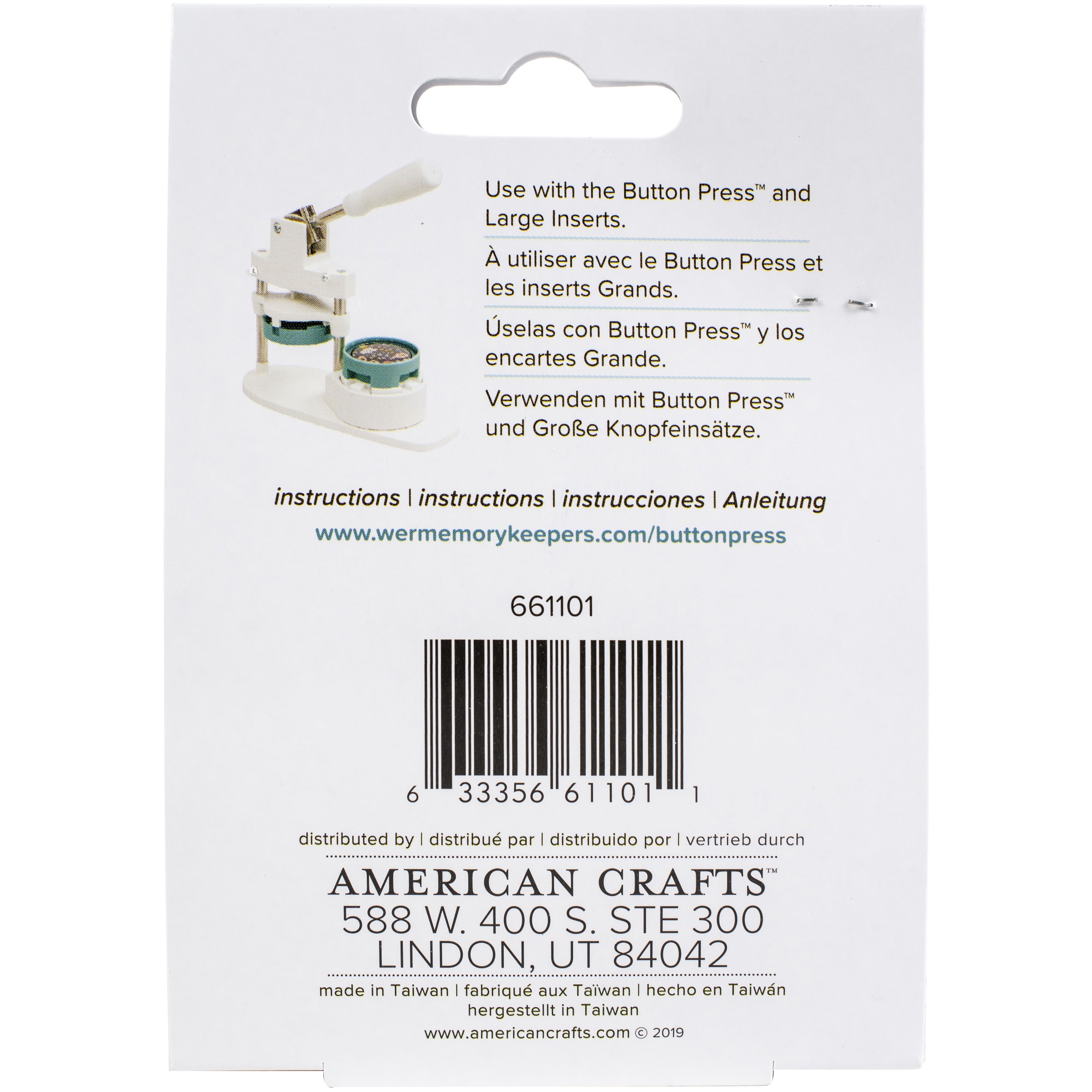 We R Memory Keepers® Button Press™ Adhesive Mirror Kit, Makes 3