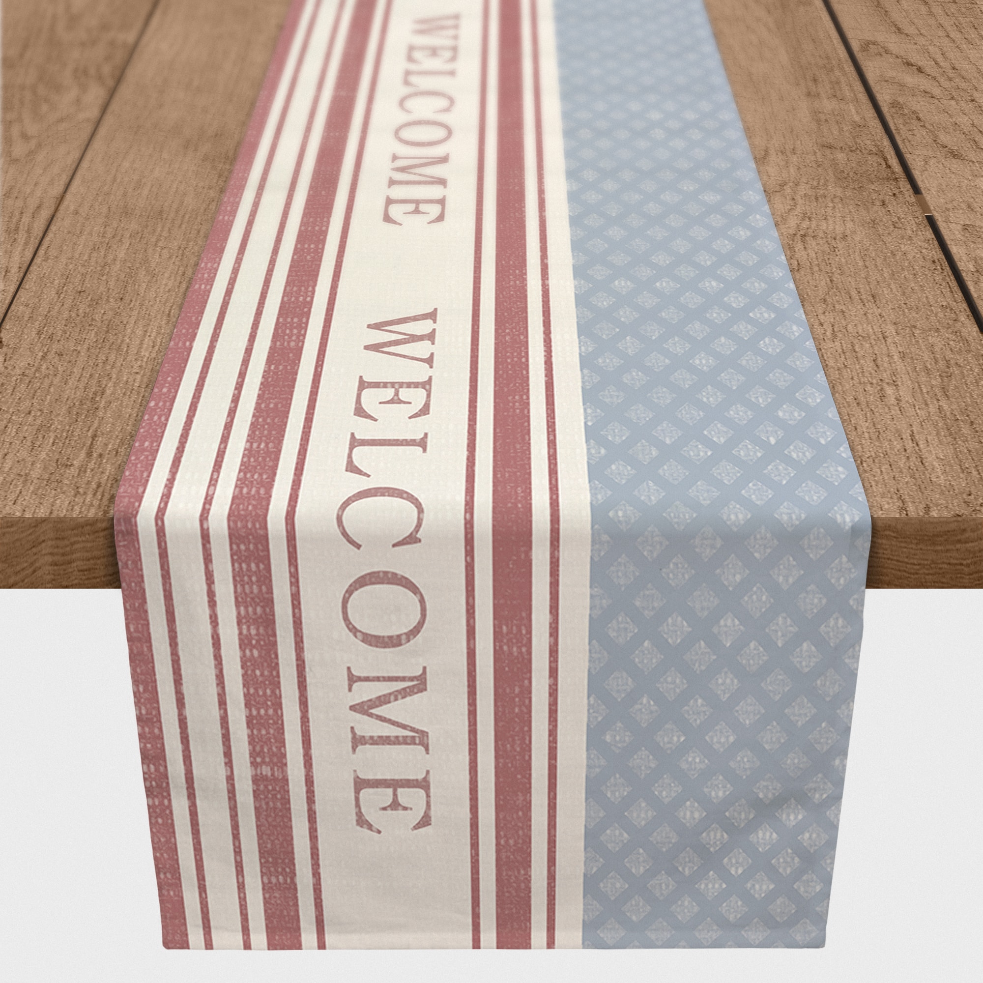 72" Welcome Flag Cotton Twill Runner