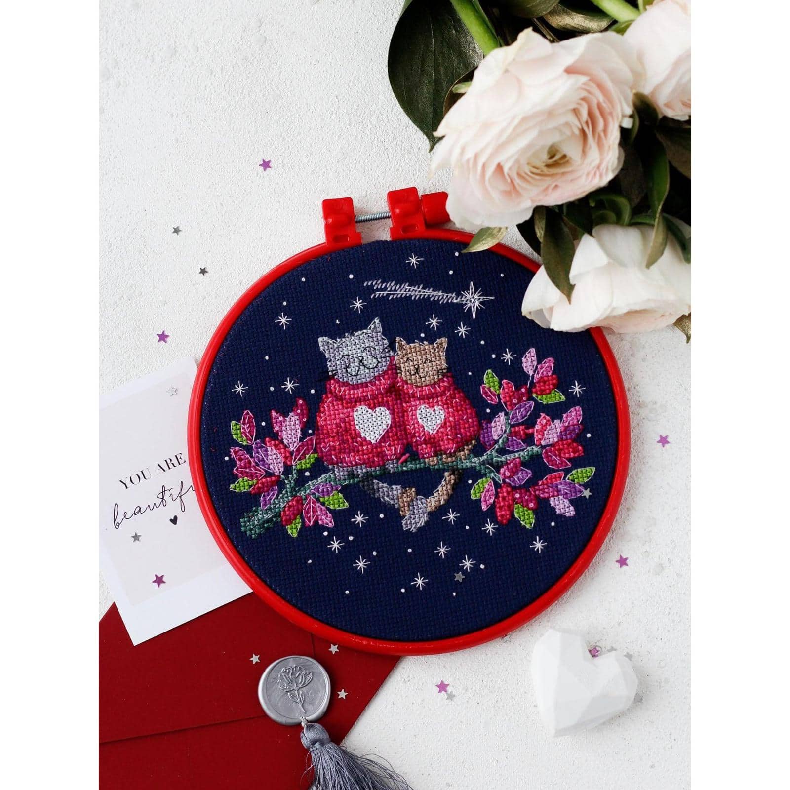 Abris Art Date Under the Stars Cross Stitch Kit