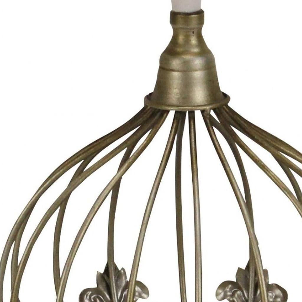 HomeRoots 10" Bronze Metal Hand Painted Decorative Crown Tabletop Sculpture