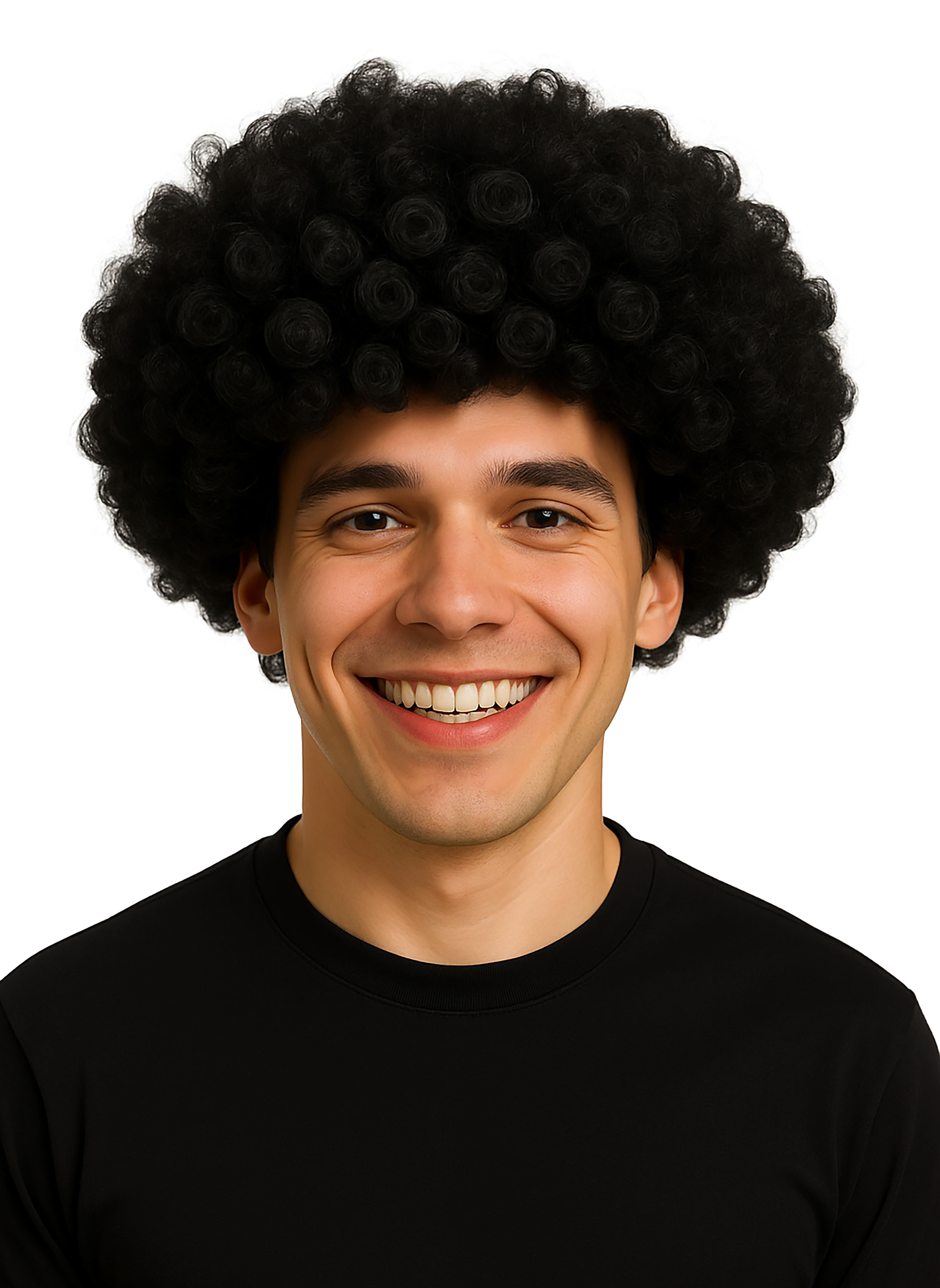 Adult Short Curly Costume Wig