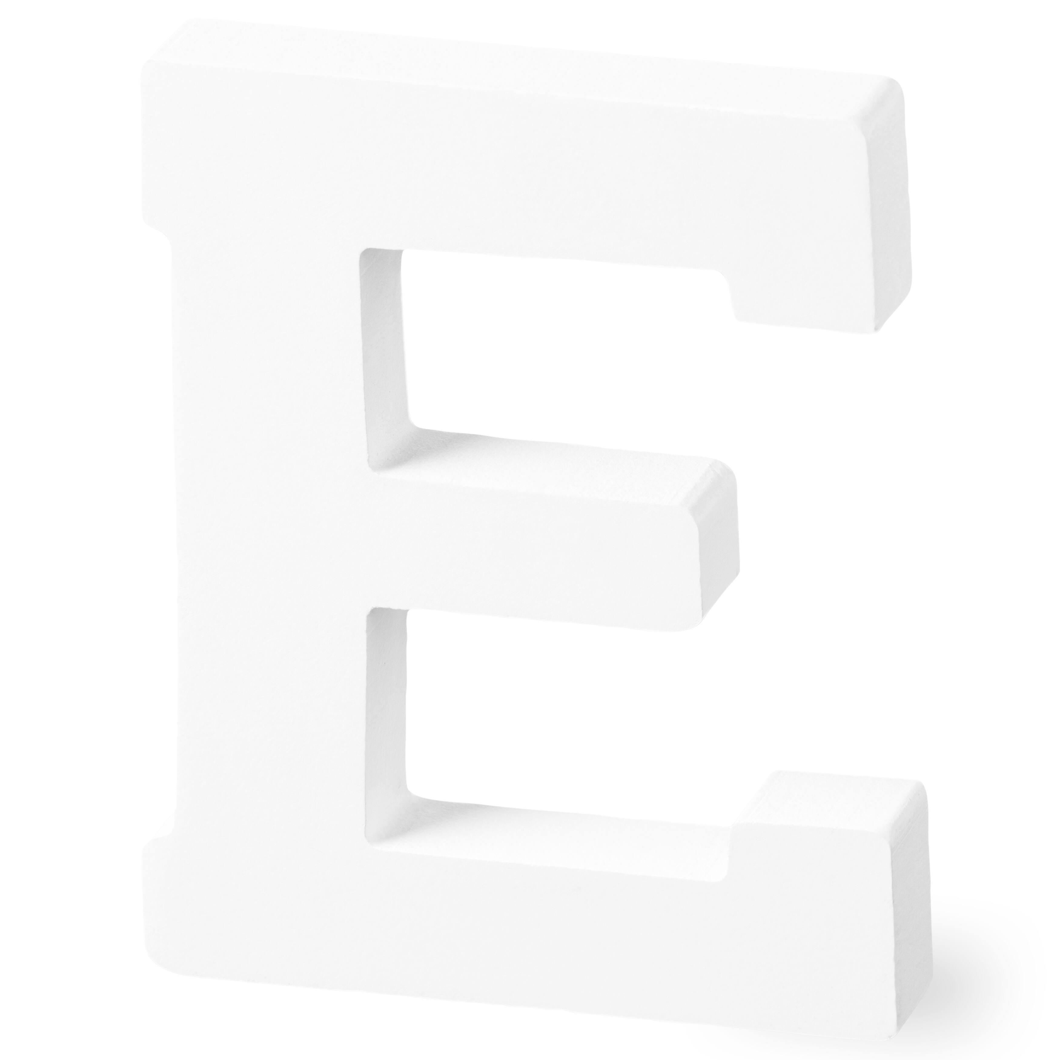 12 Pack: 4.75" White Wood Letter by Make Market®