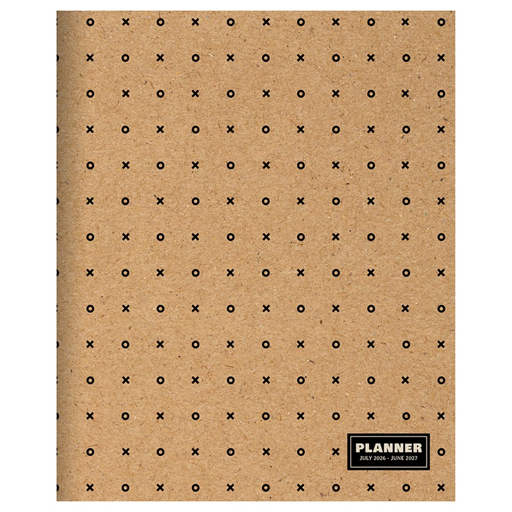 TF Publishing Medium 2026-27 Kraft Dot Monthly Planner