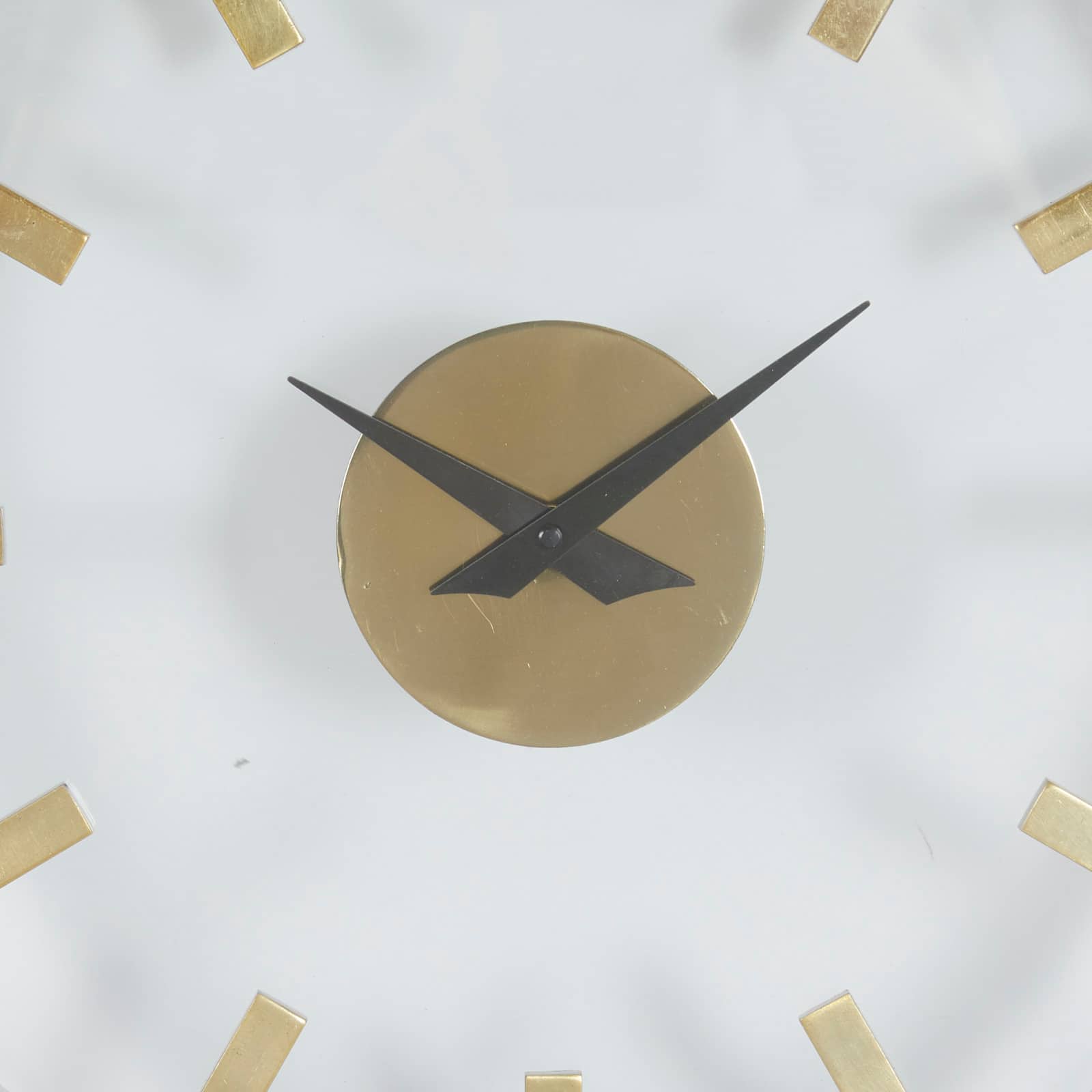 Gold Modern Aluminum Wall Clock