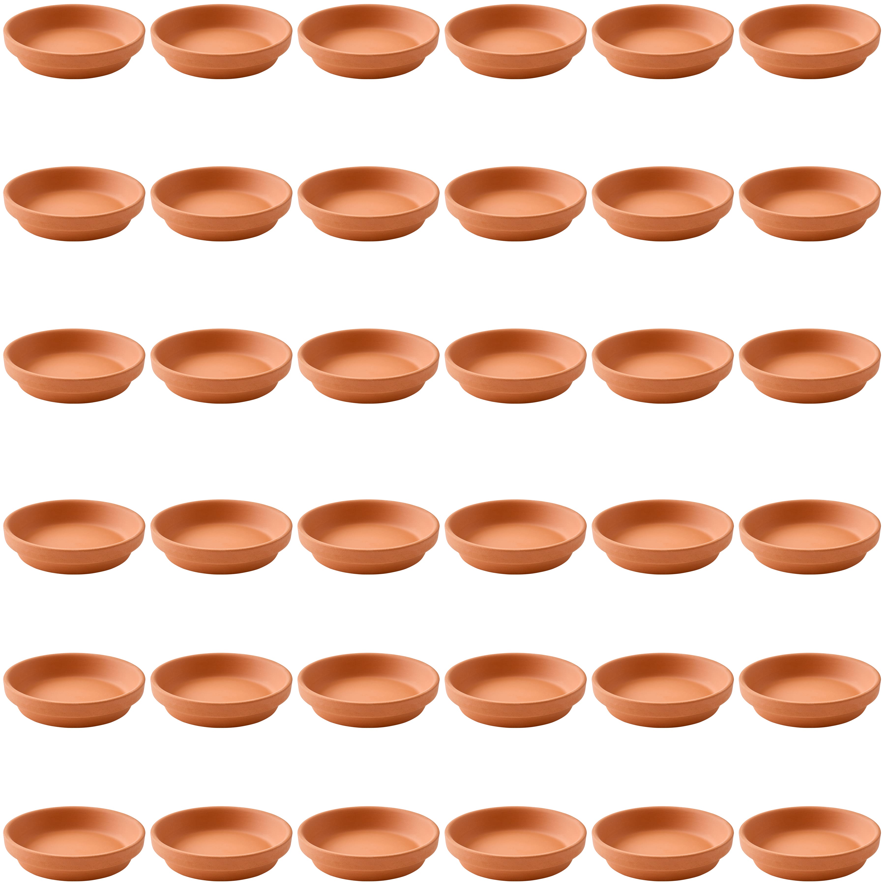 36 Pack: 4" Clay Saucer by Ashland®