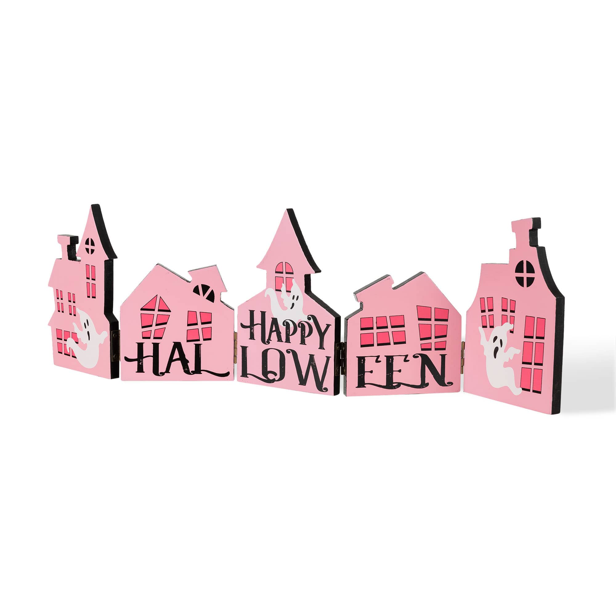 Glitzhome® 24.75" Halloween Wooden House Table Decor