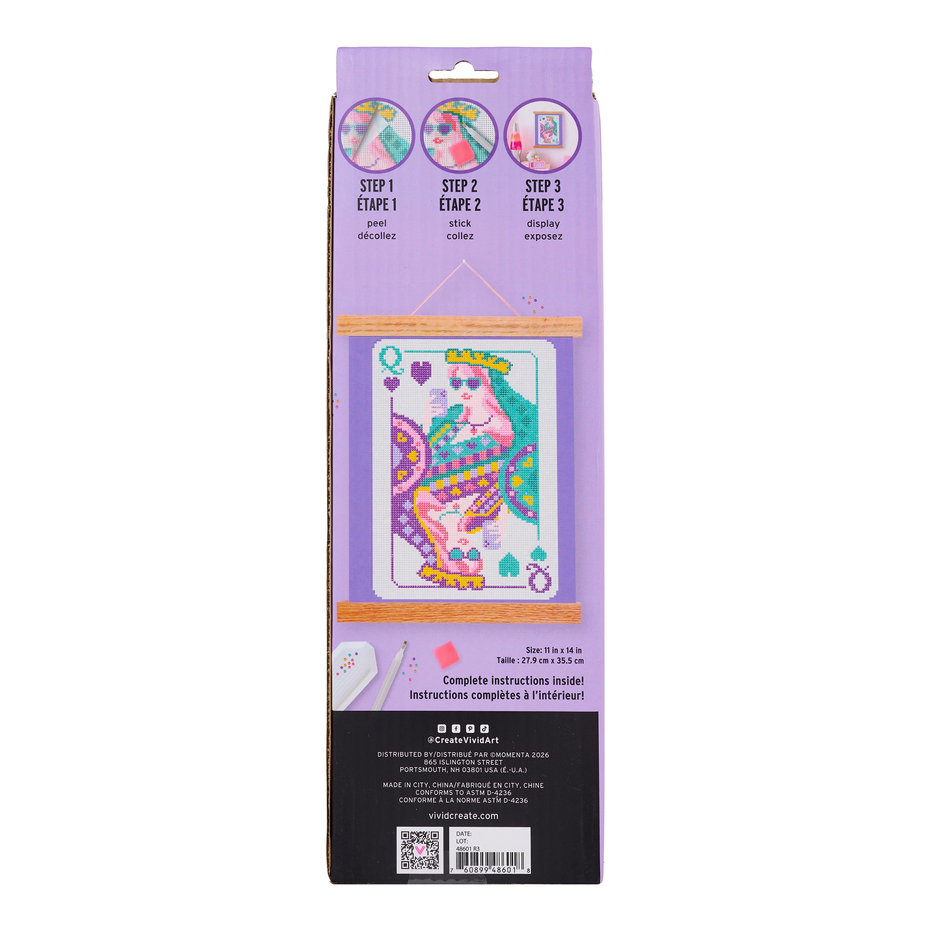 Vivid by Brea Reese® Queen of Hearts Velvet Gem Art Kit