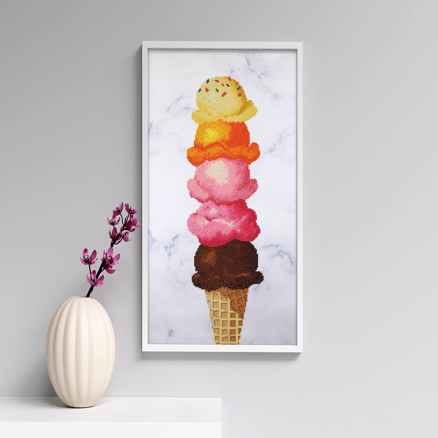 Camelot® Dots Ice Cream Diamond Painting Kit