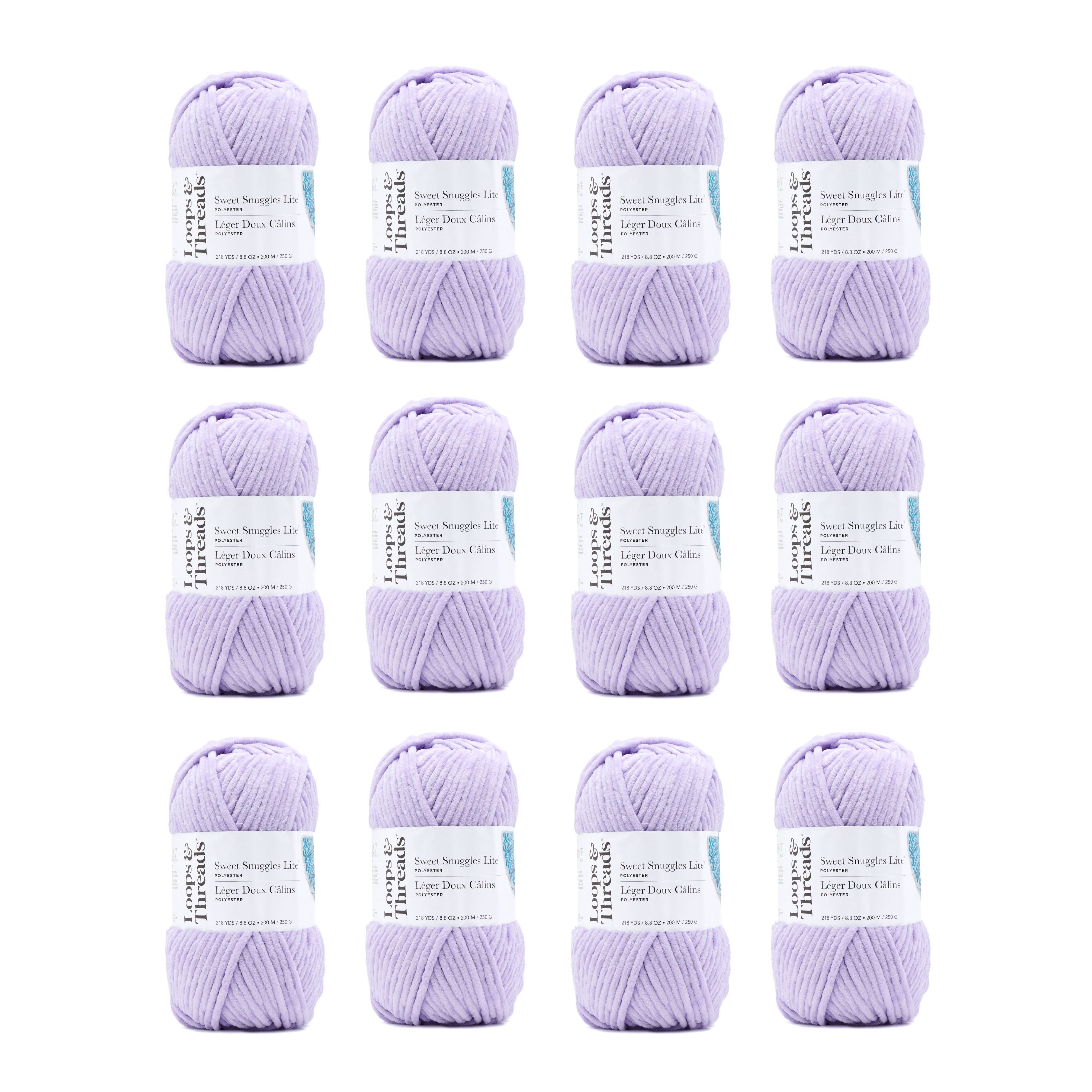 12 Pack: Sweet Snuggles™ Lite Yarn by Loops & Threads®
