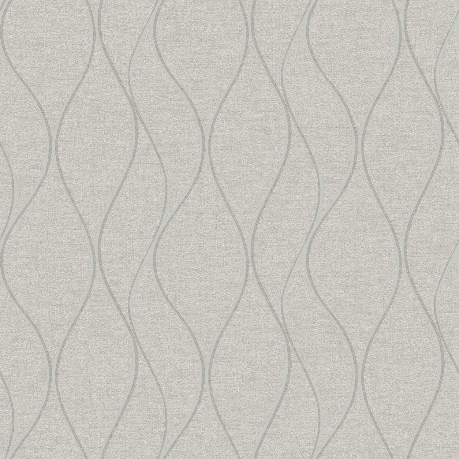 RoomMates Wave Ogee Peel & Stick Wallpaper