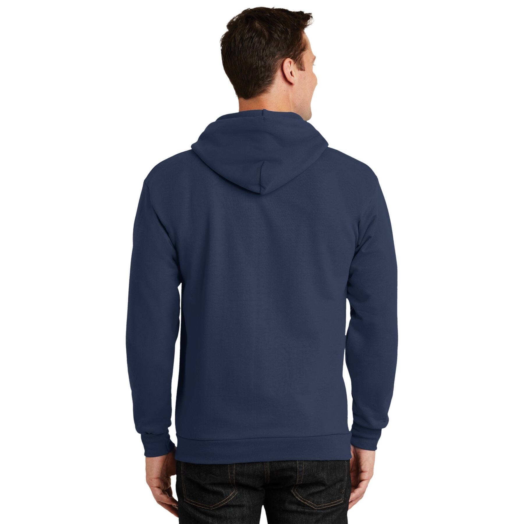 Port & Company® Tall Essential Fleece Full-Zip Hooded Sweatshirt