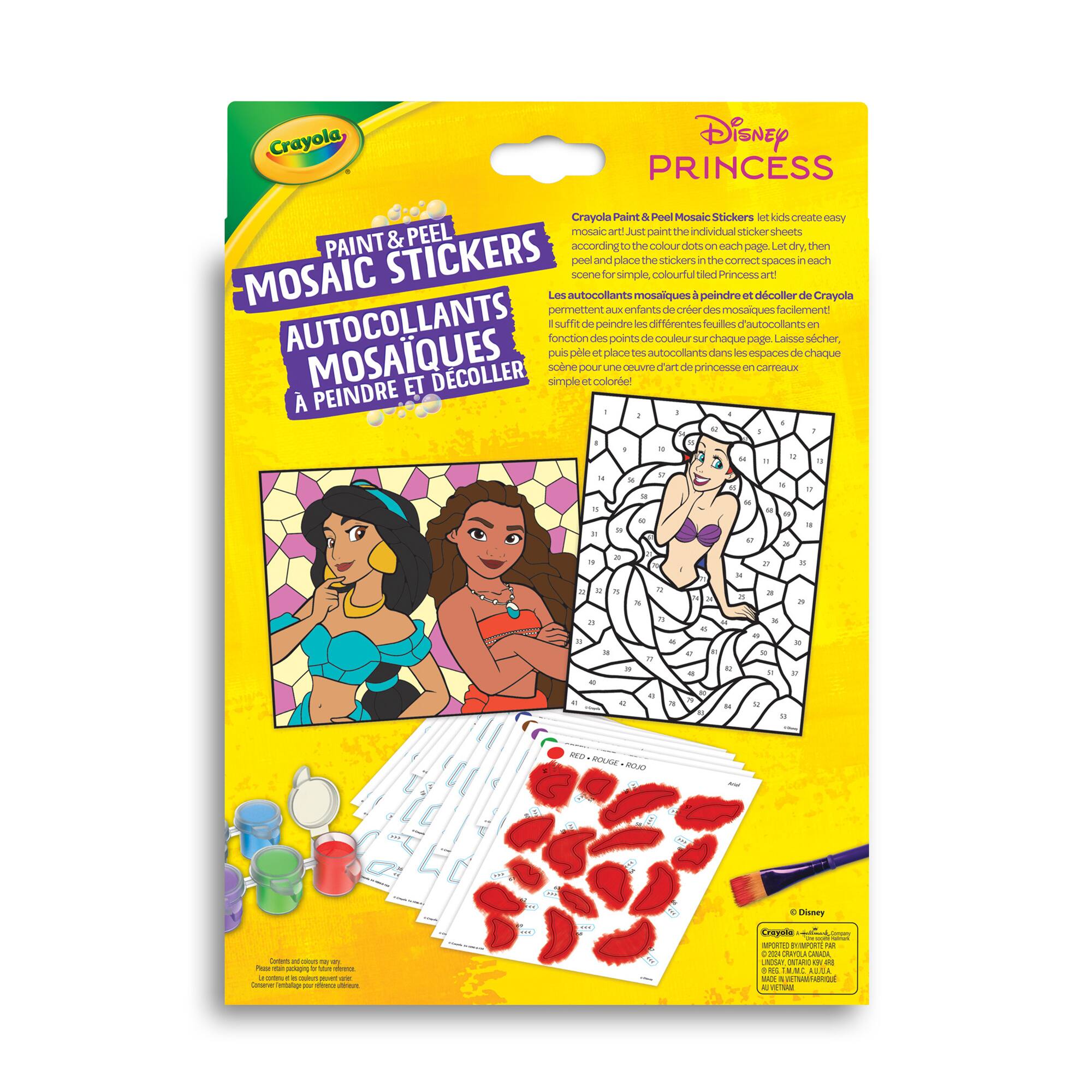 Crayola® Disney® Princess Paint & Peel Mosaic Stickers