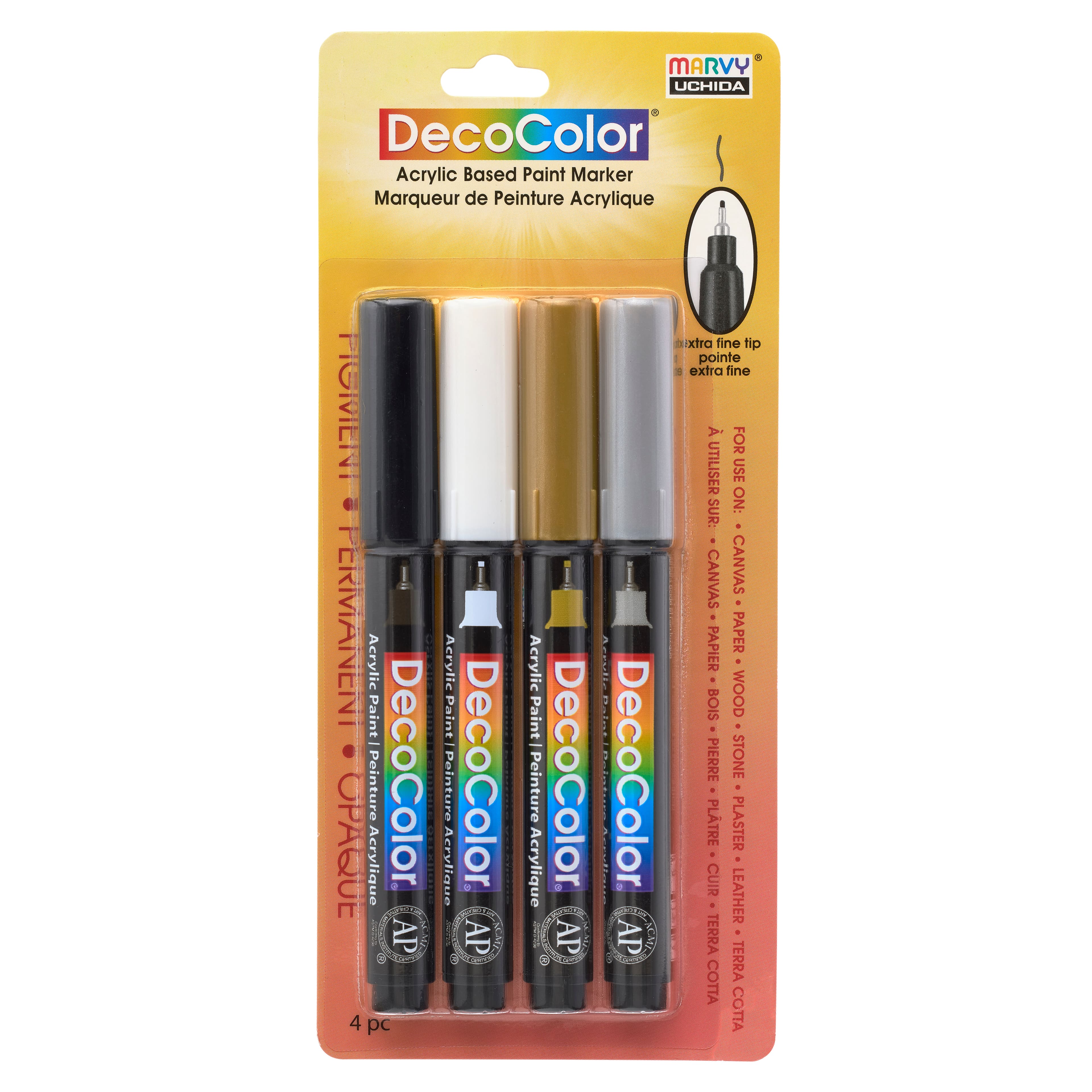 DecoColor® Extra Fine Tip Acrylic Paint Marker Set