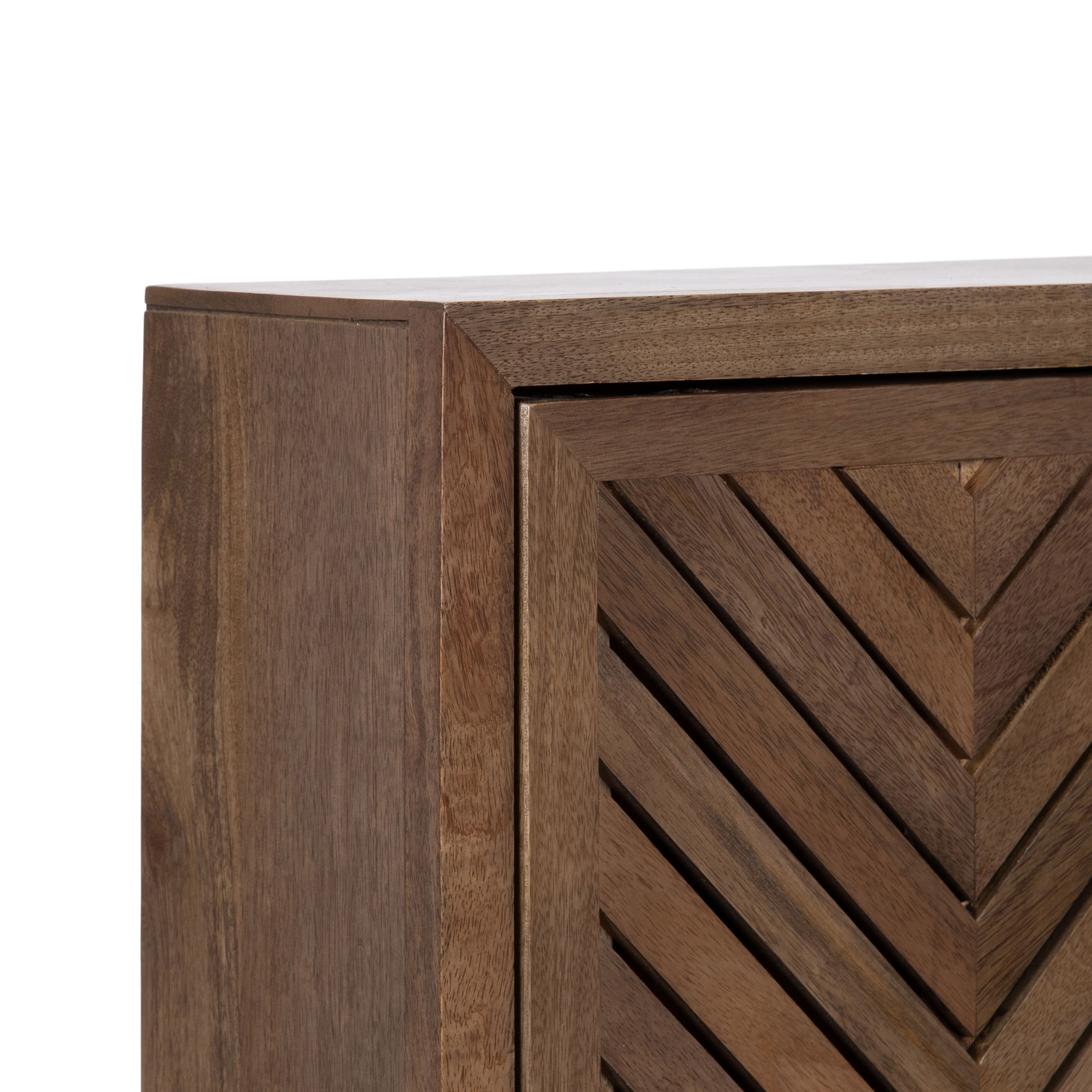 Kate and Laurel Mezzeta Tall Wood Bath Cabinet