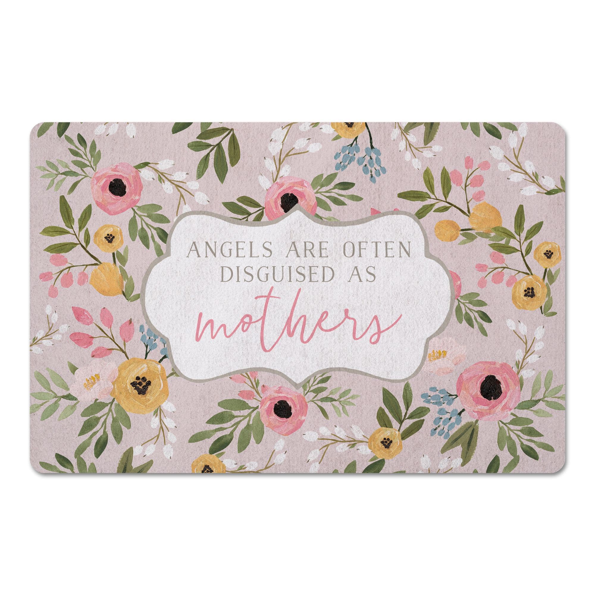 Mothers are Angels Floor Mat