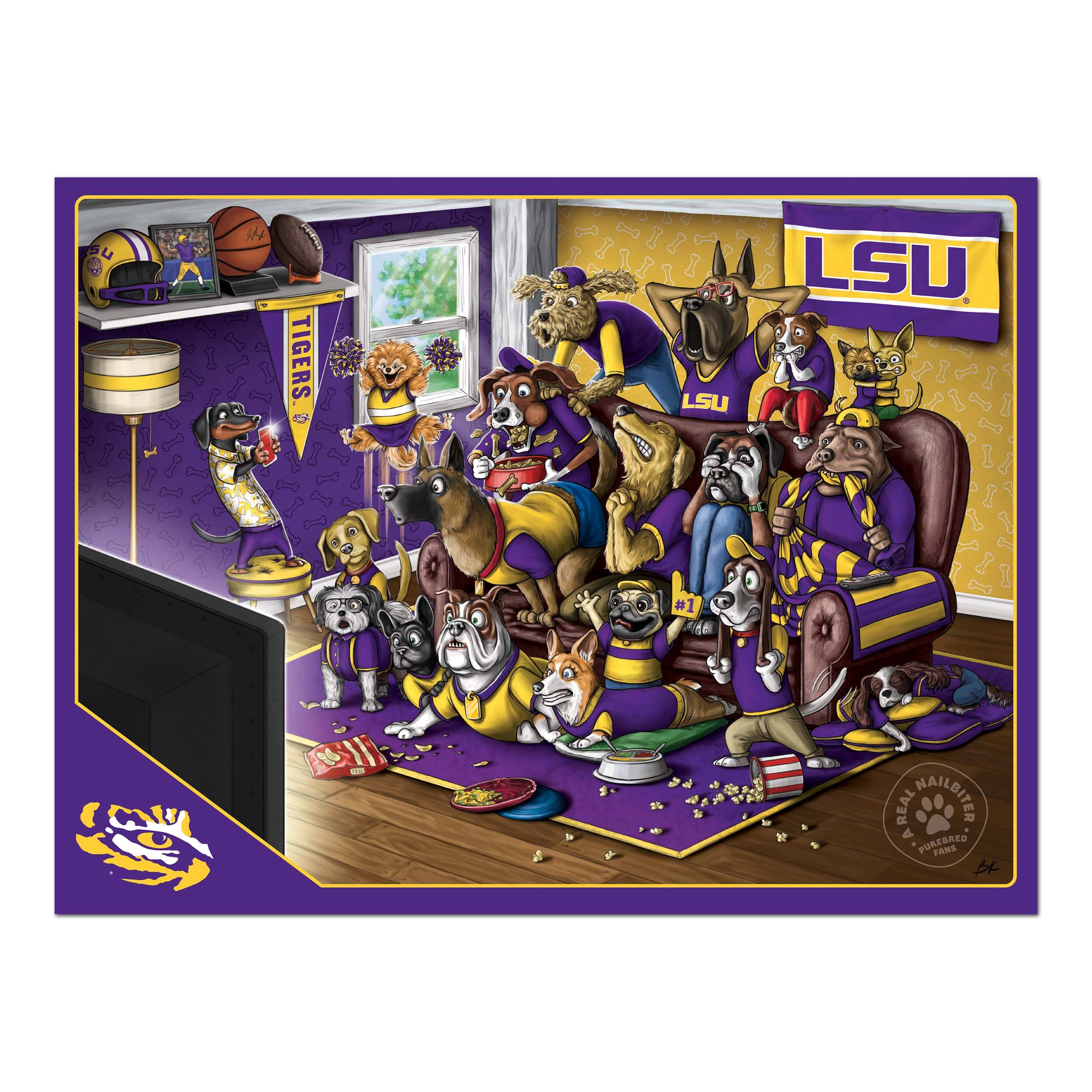 College Football Purebred Fans A Real Nailbiter 500 Piece Puzzle