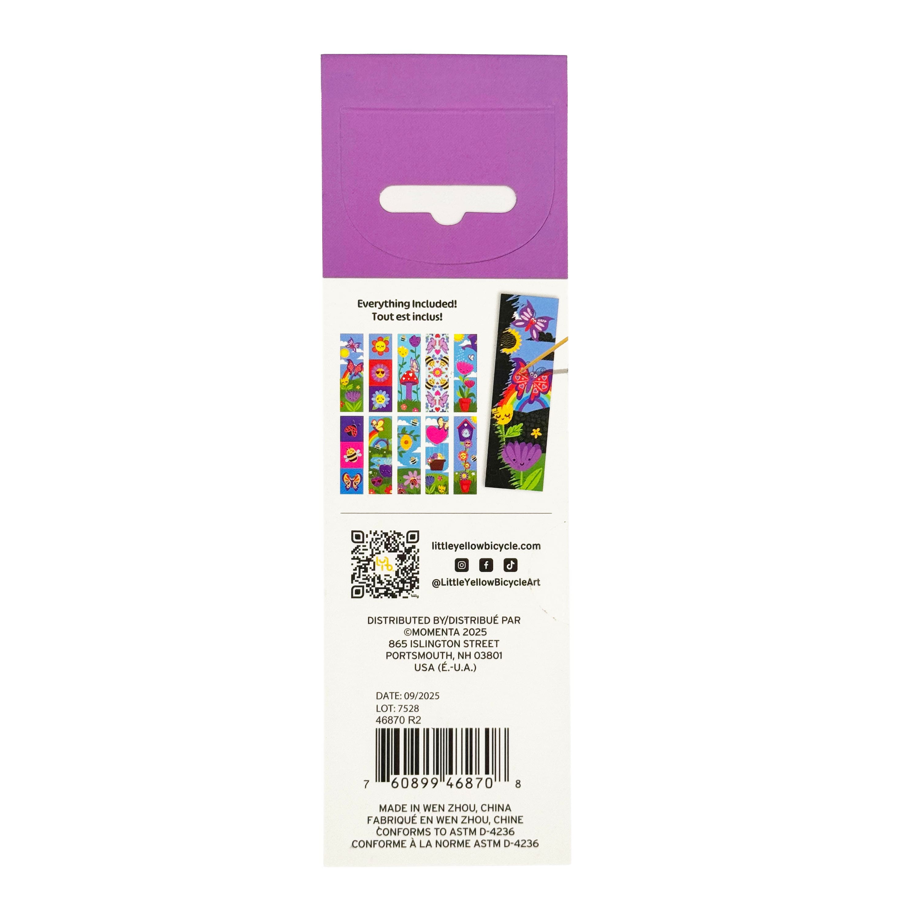 Little Yellow Bicycle® Butterfly Bookmark Scratch Art Kit