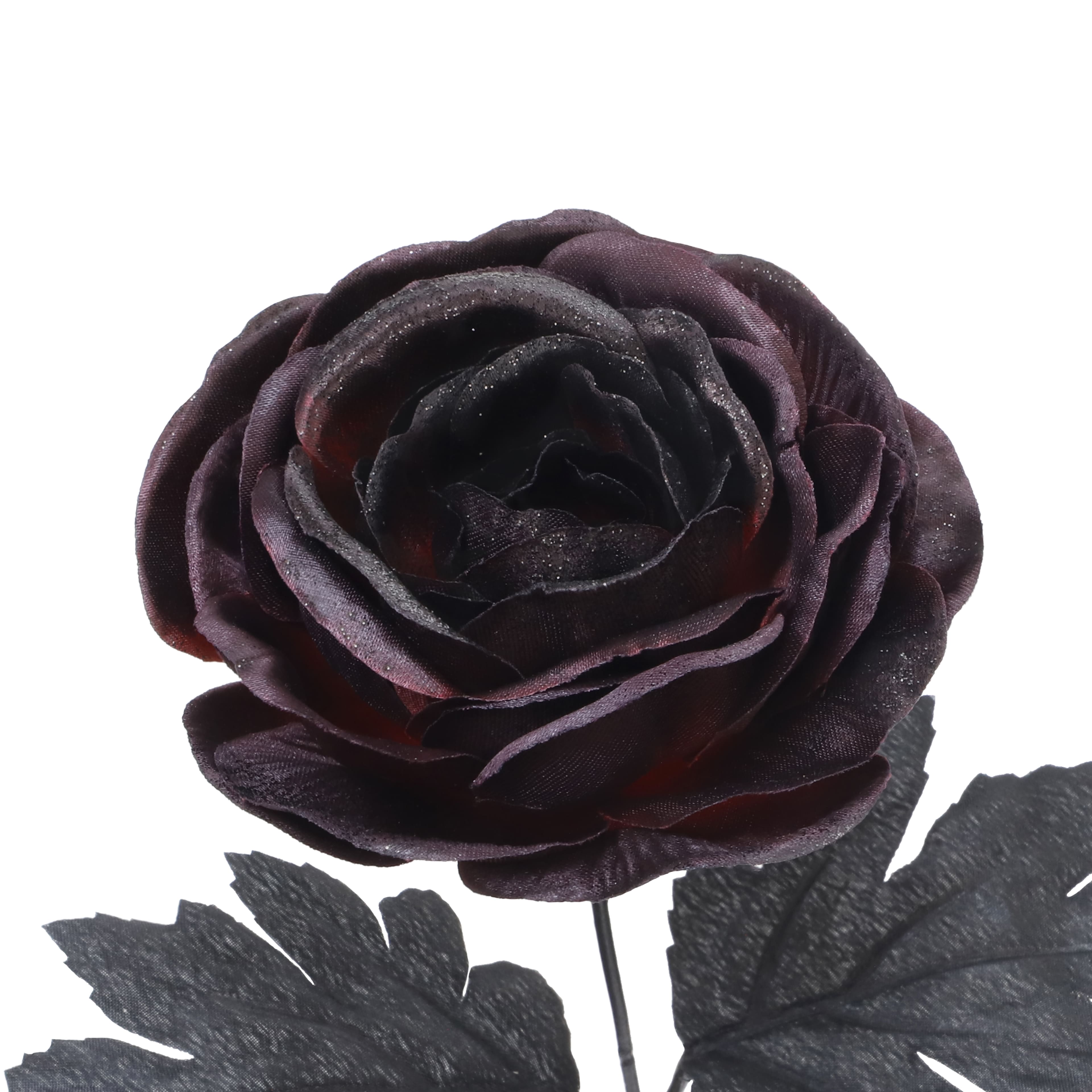 17.5" Black & Wine Ranunculus Bush by Ashland®