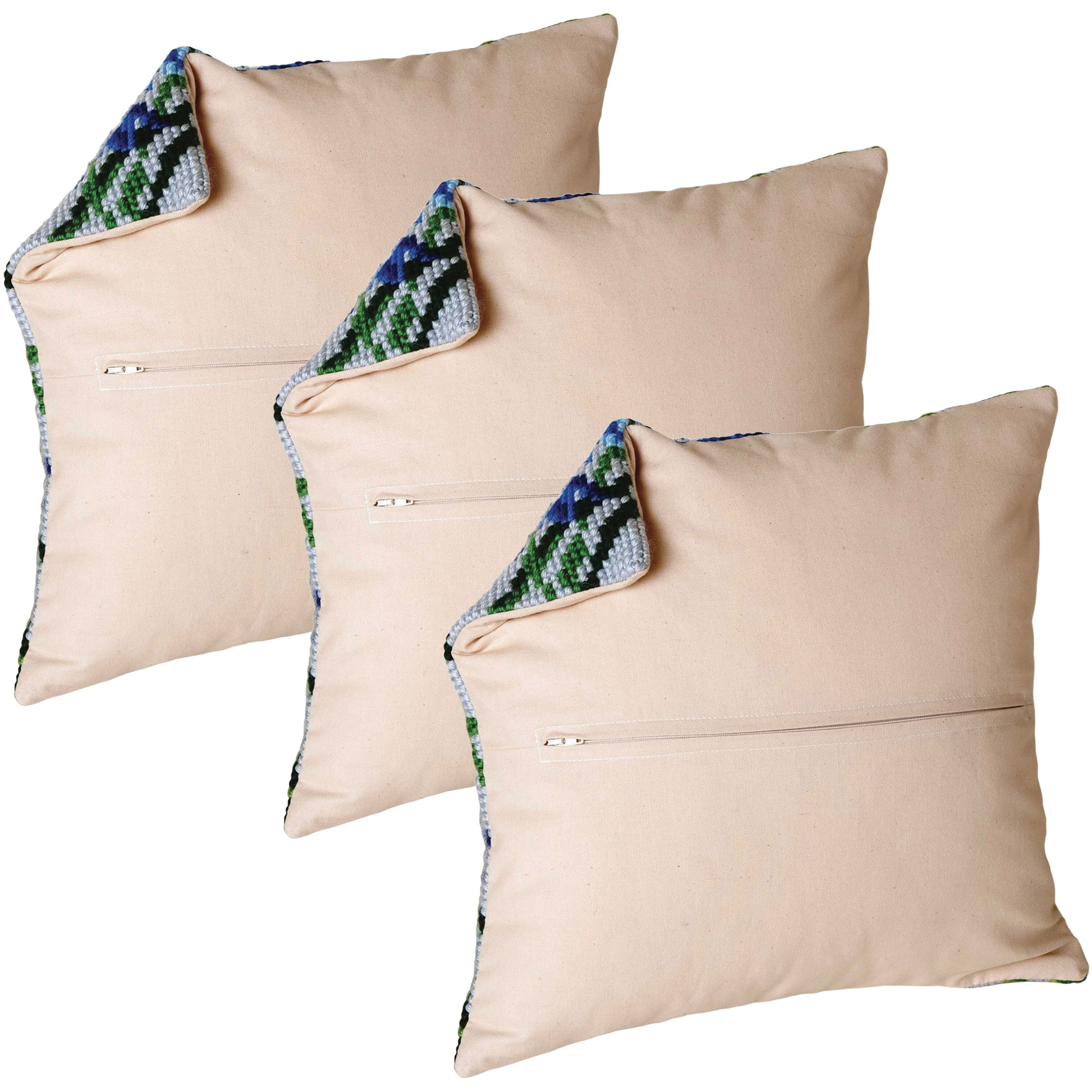Thea Gouverneur Since 1959® 16" x 16" Beige Pillow Back Panels with Zipper, 3ct.