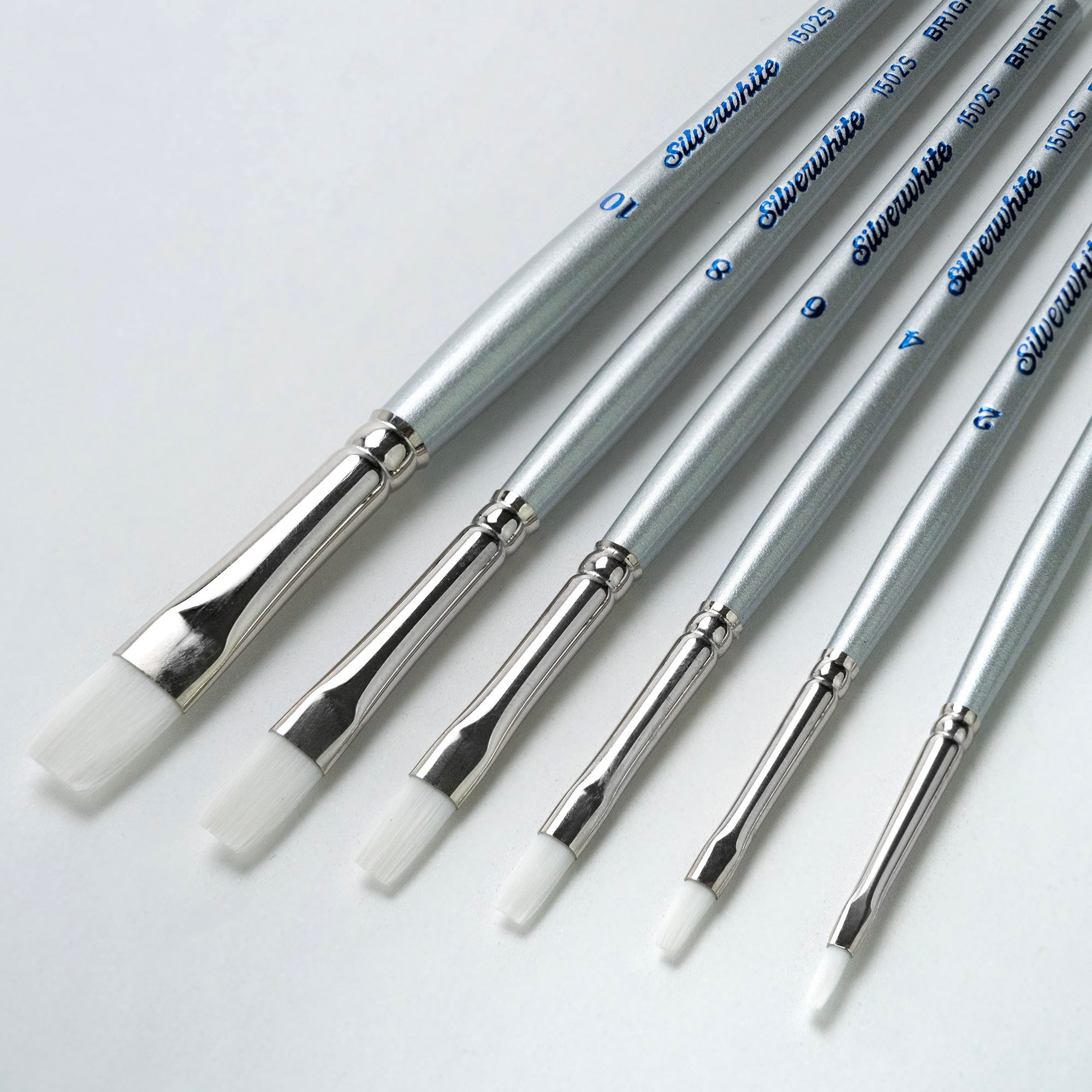 Silver Brush Limited Silverwhite® Brights Brush Set