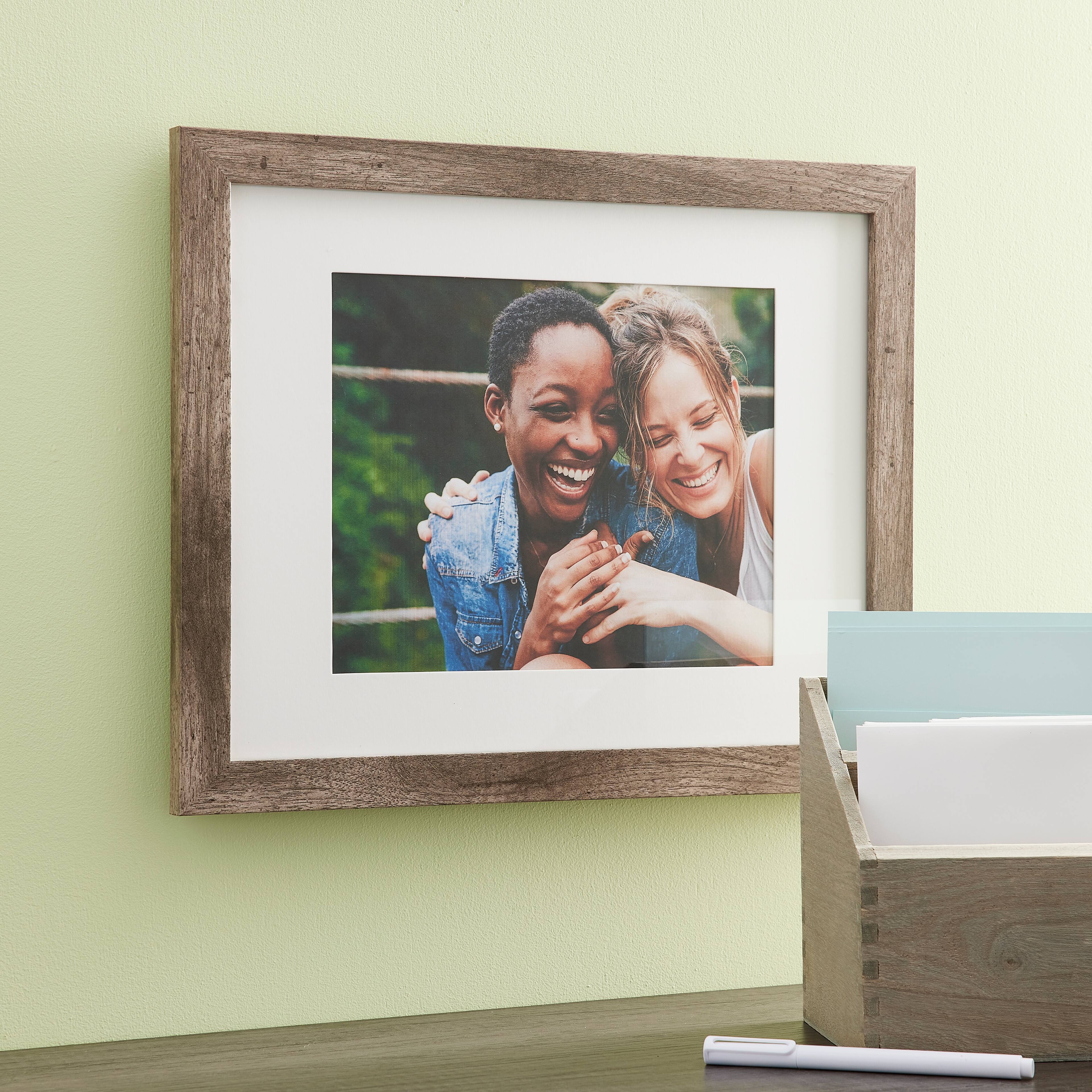 Grey Belmont Frame with Mat by Studio Décor®