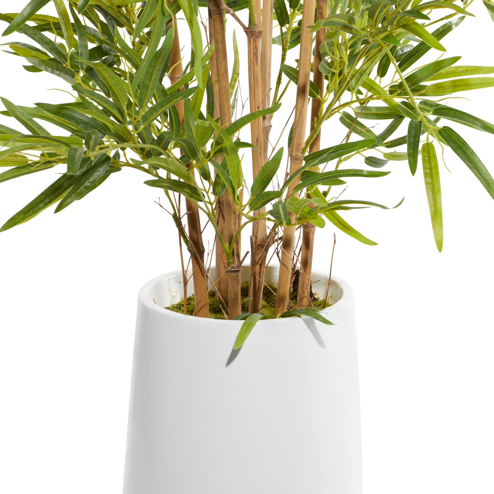 54" White Contemporary Floral & Botanical Artificial Foliage