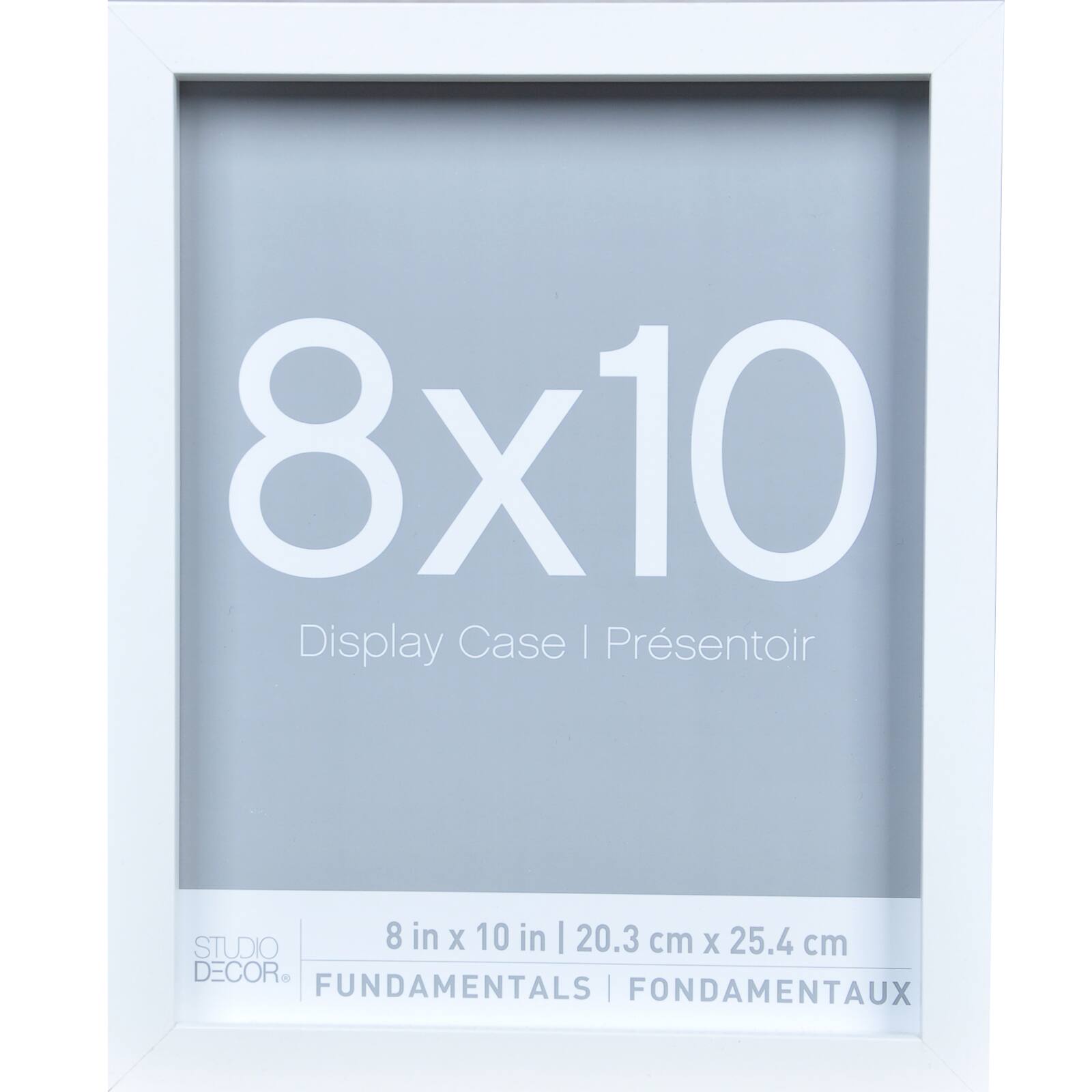 3 Pack Fundamentals 8" x 10" White Shadow Boxes by Studio Décor®