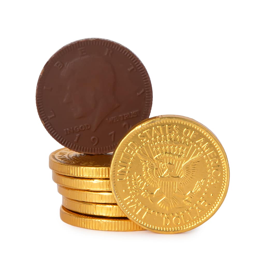 Candy by Color Studio Fort Knox® Milk Chocolate Coins