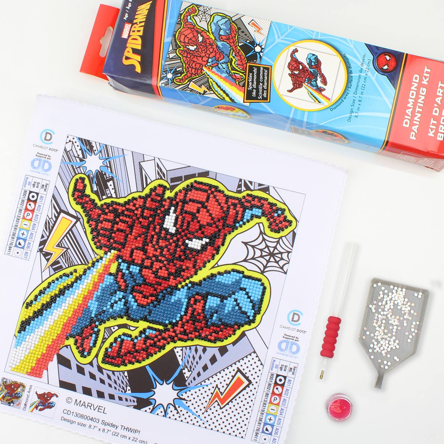 Camelot® Dots Spidey Thwip! Diamond Painting Kit
