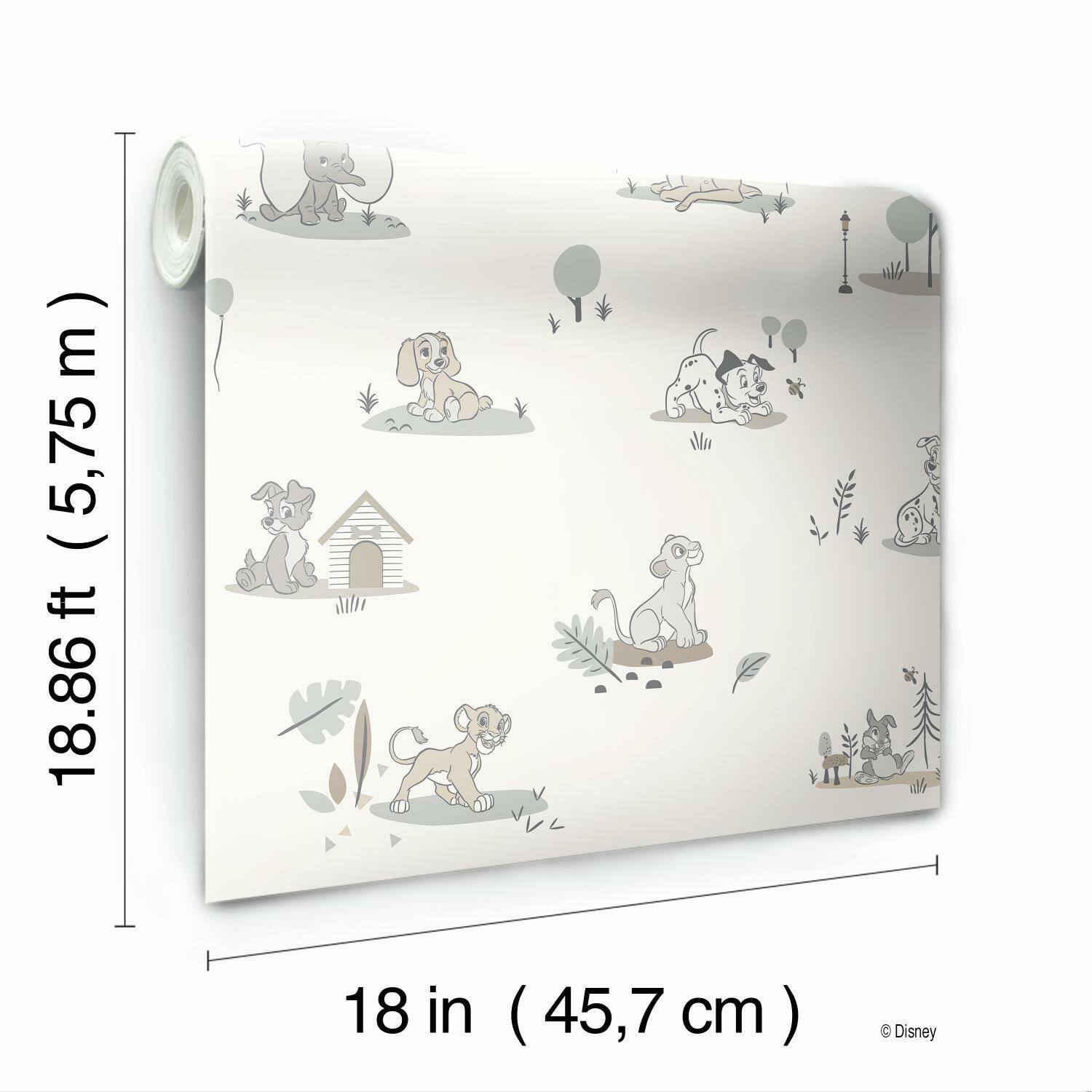 RoomMates Disney Baby Animals Peel & Stick Wallpaper