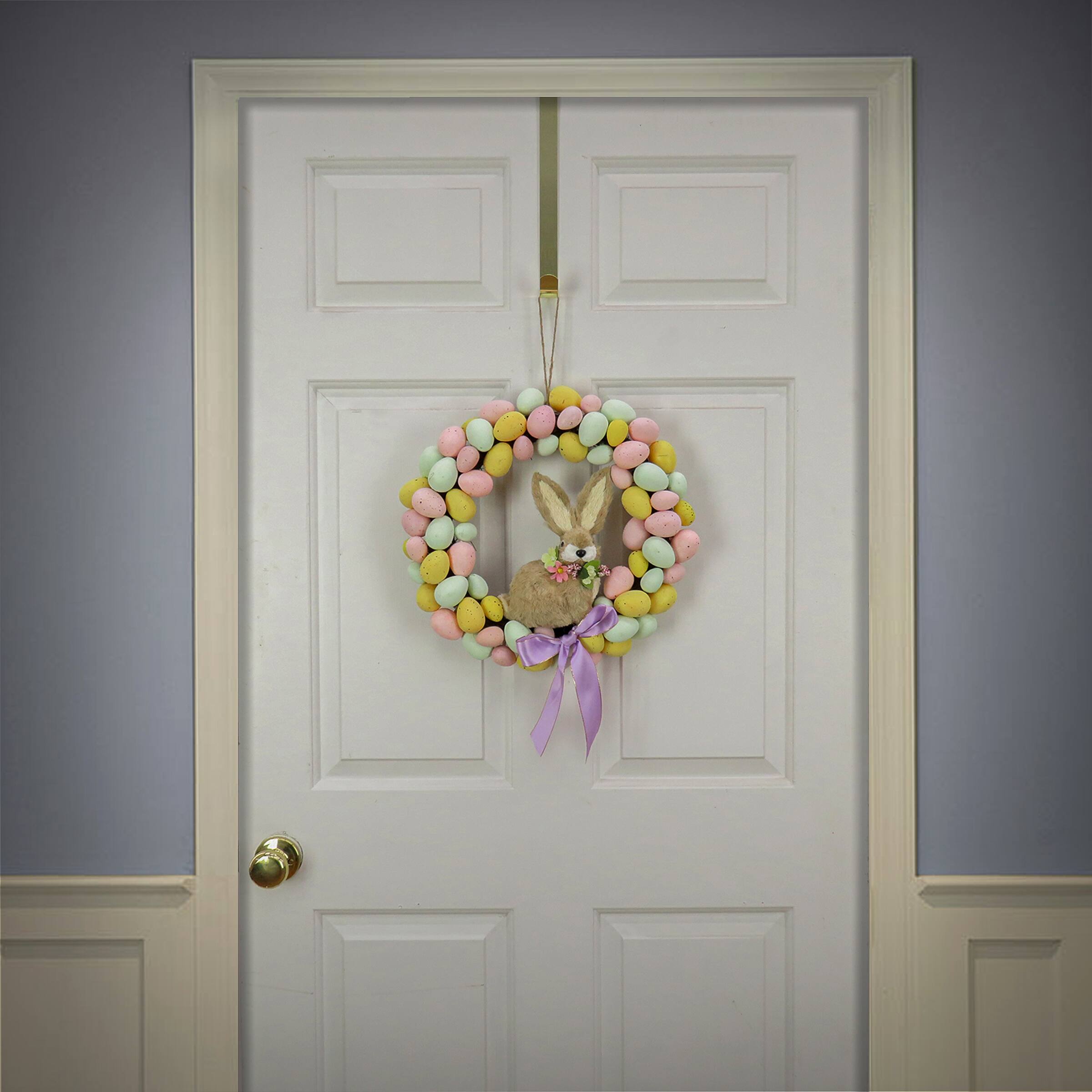 16" Egg Wreath with Bunny Center