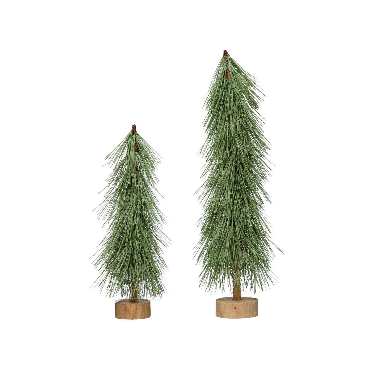 Hello Honey® 21" Green Plastic Tree with Wood Base