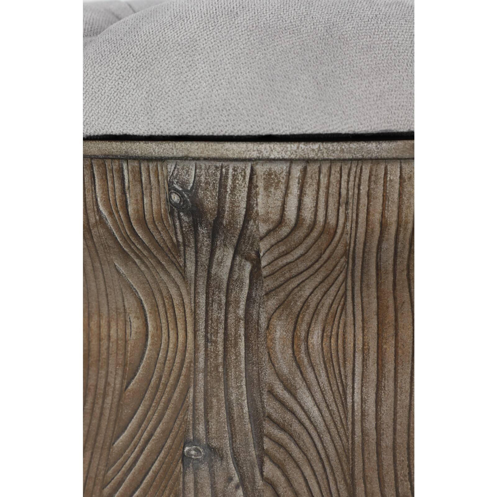 18" Chinese Fir Rustic Stool