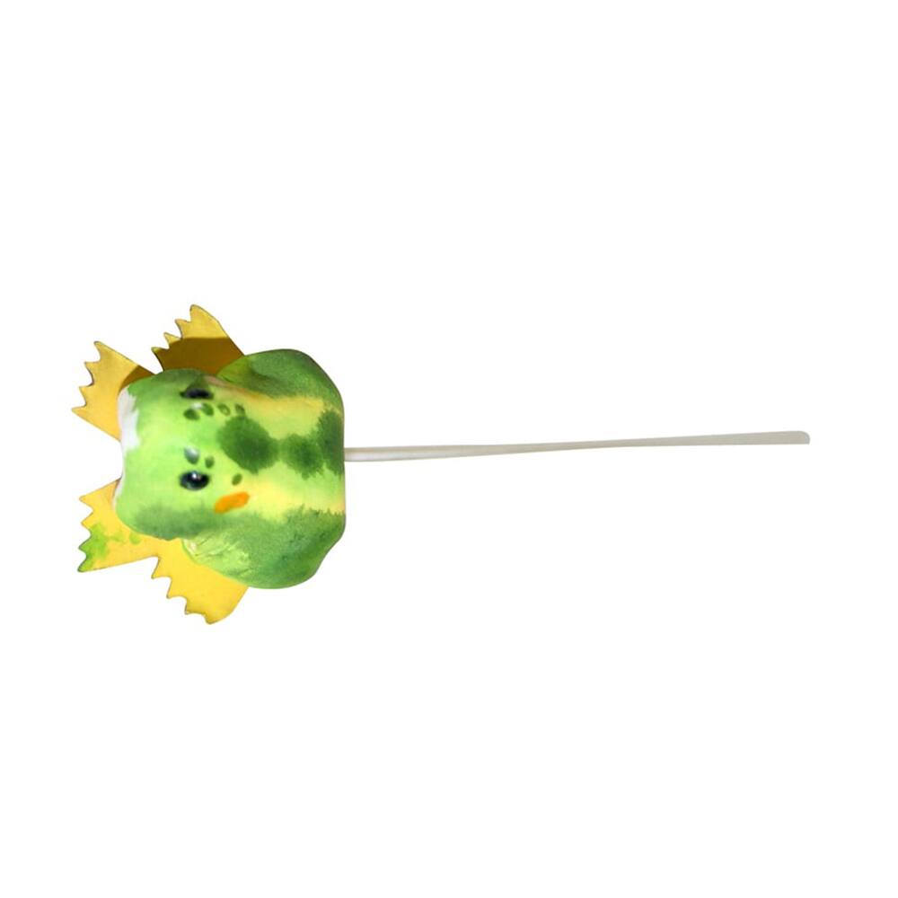 JAM Paper 1.25" Green Frog Floral Accessories, 12ct.