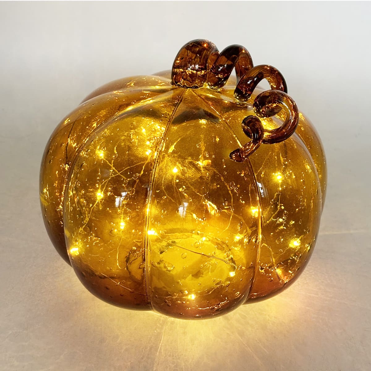 6.5" LED Glass Pumpkin Décor by Ashland®