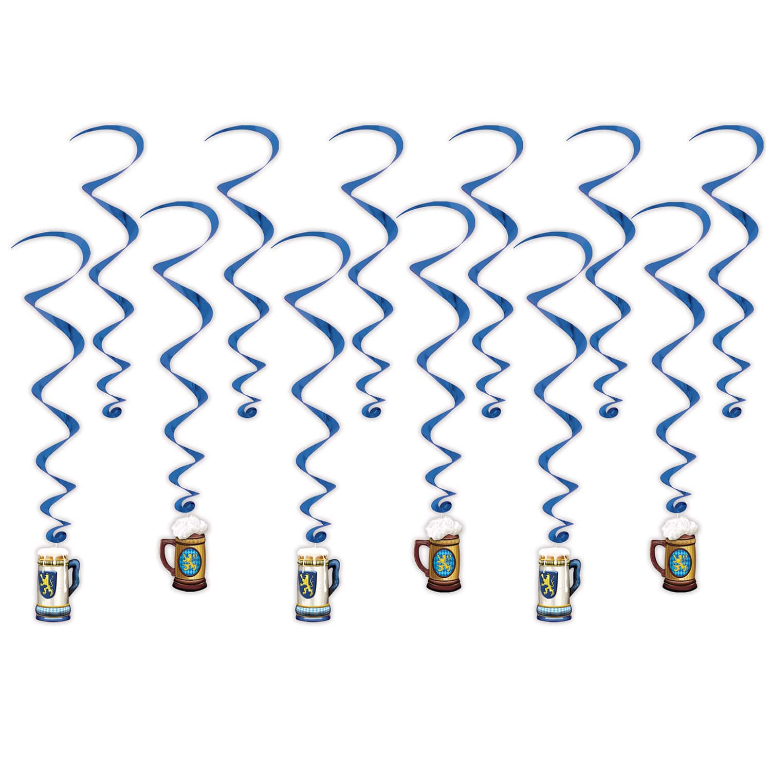 Beistle Oktoberfest Beer Mug Whirls Pack