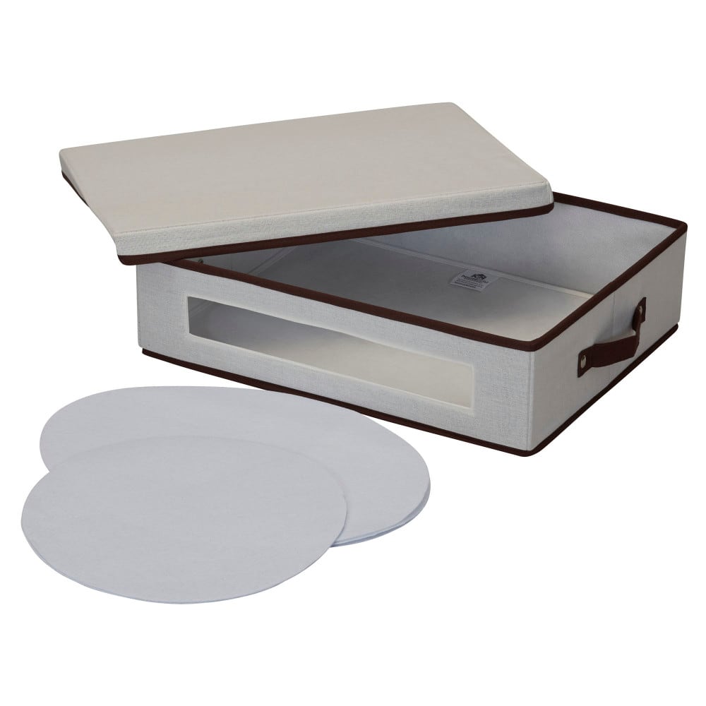 Household Essentials Plate Storage Box