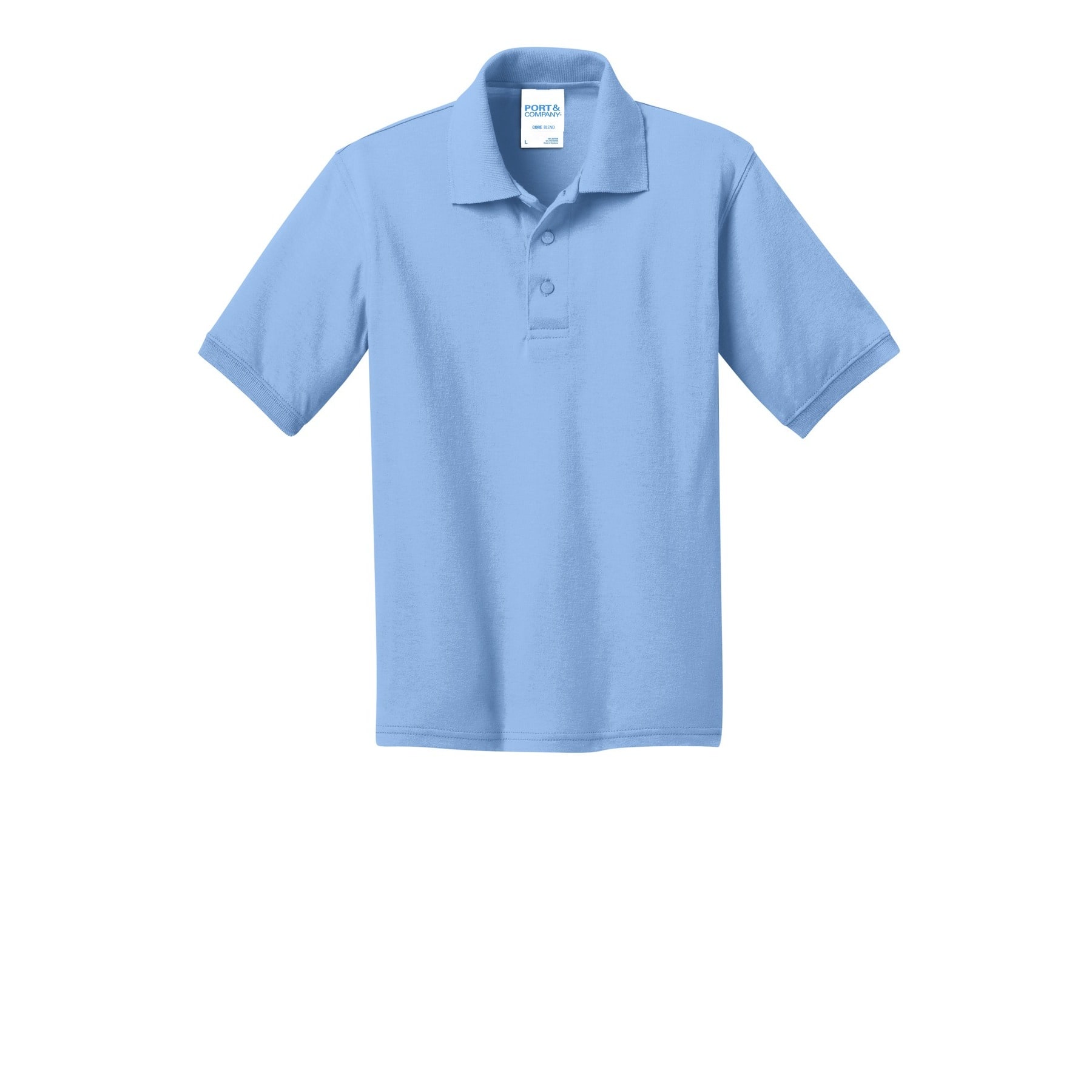 Port & Company® Youth Core Blend Jersey Knit Polo