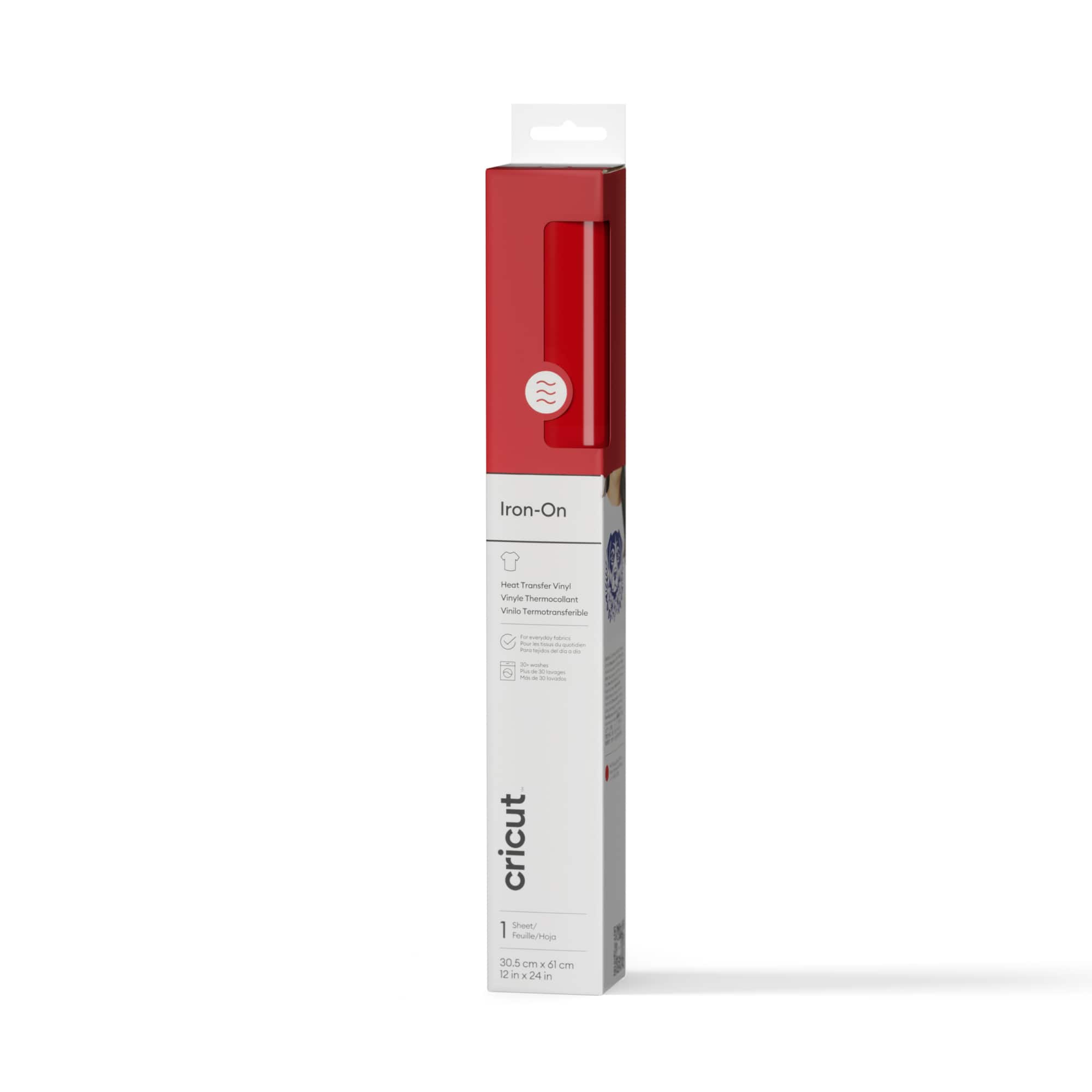 Cricut Everyday Iron-On Sheet, Red, 12 x 24 in | CVS