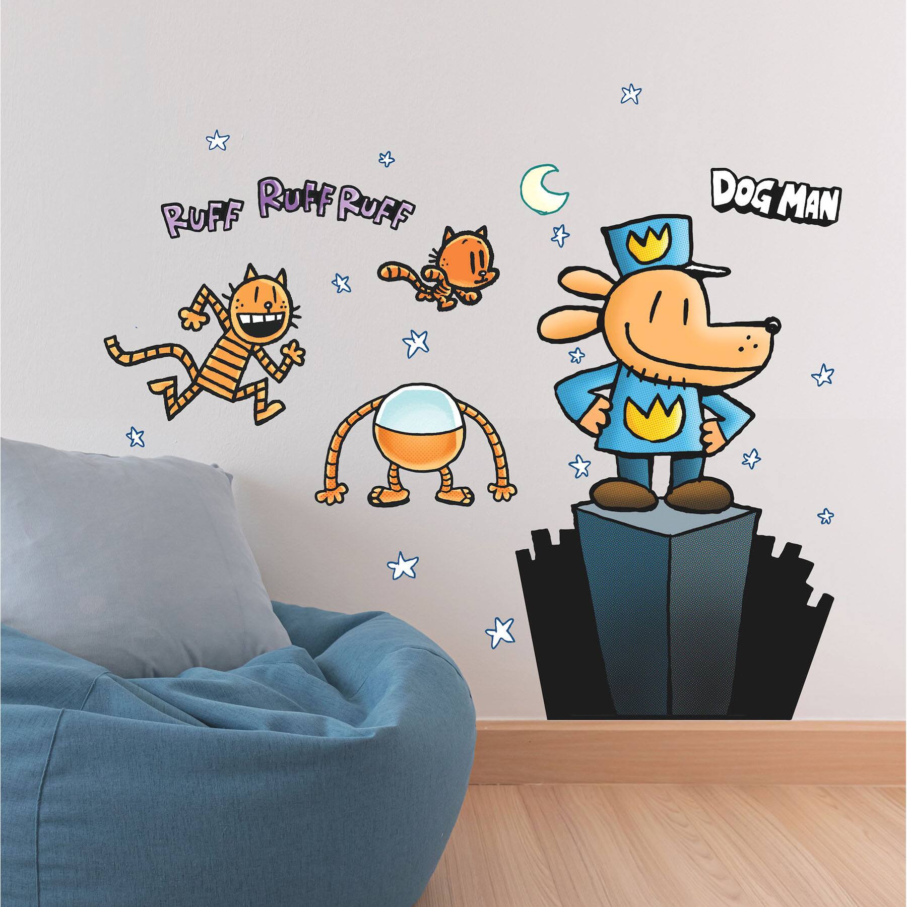 RoomMates Dogman Giant Peel & Stick Wall Decals